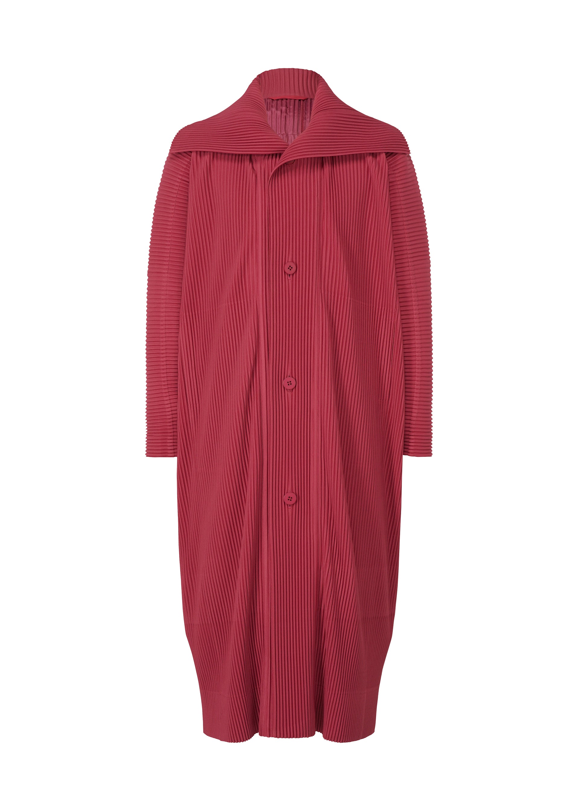 Issey Miyake MONTHLY COLORS JANUARY kabát černý dlouhý