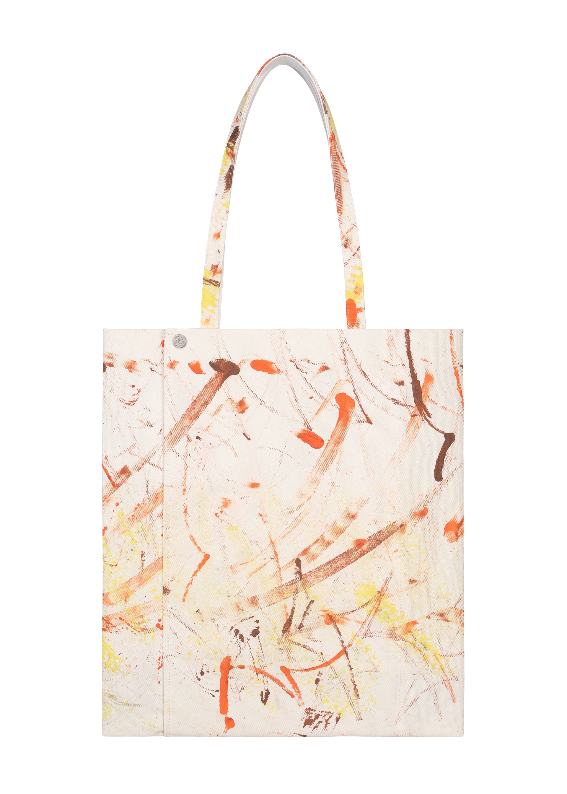 Issey Miyake Good Goods Good Printer's Bag Daikanyama tote fialová s potiskem