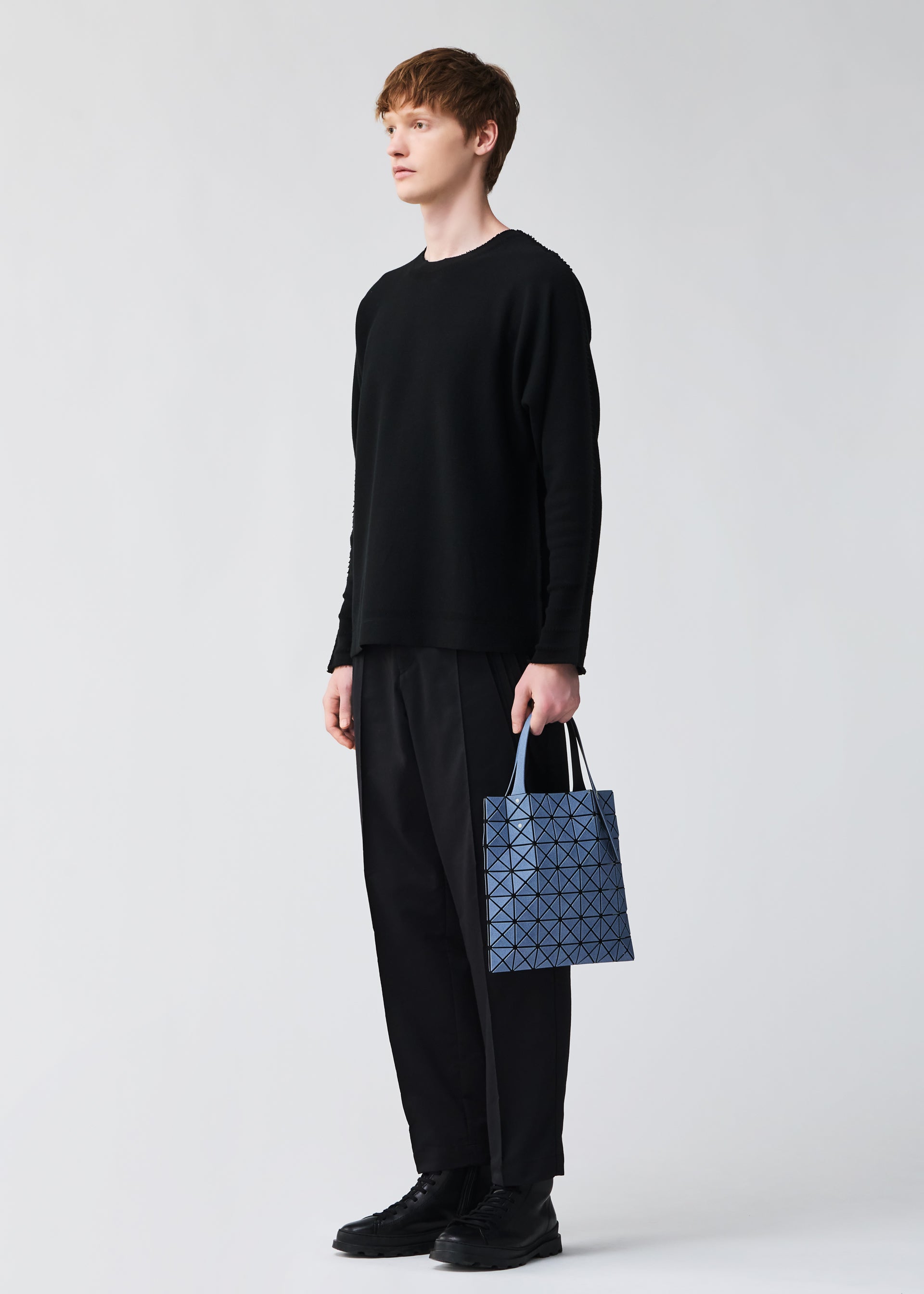 Issey Miyake Prism Denim tote kabelka černá