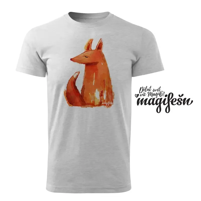 Magifešn XY Liška od vlka unisex tričko z biobavlny