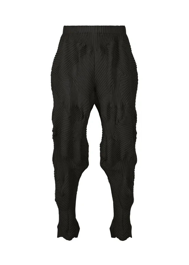 Issey Miyake Type-P 003-1 AT63FF058 kalhoty černé vel. 3 skládané