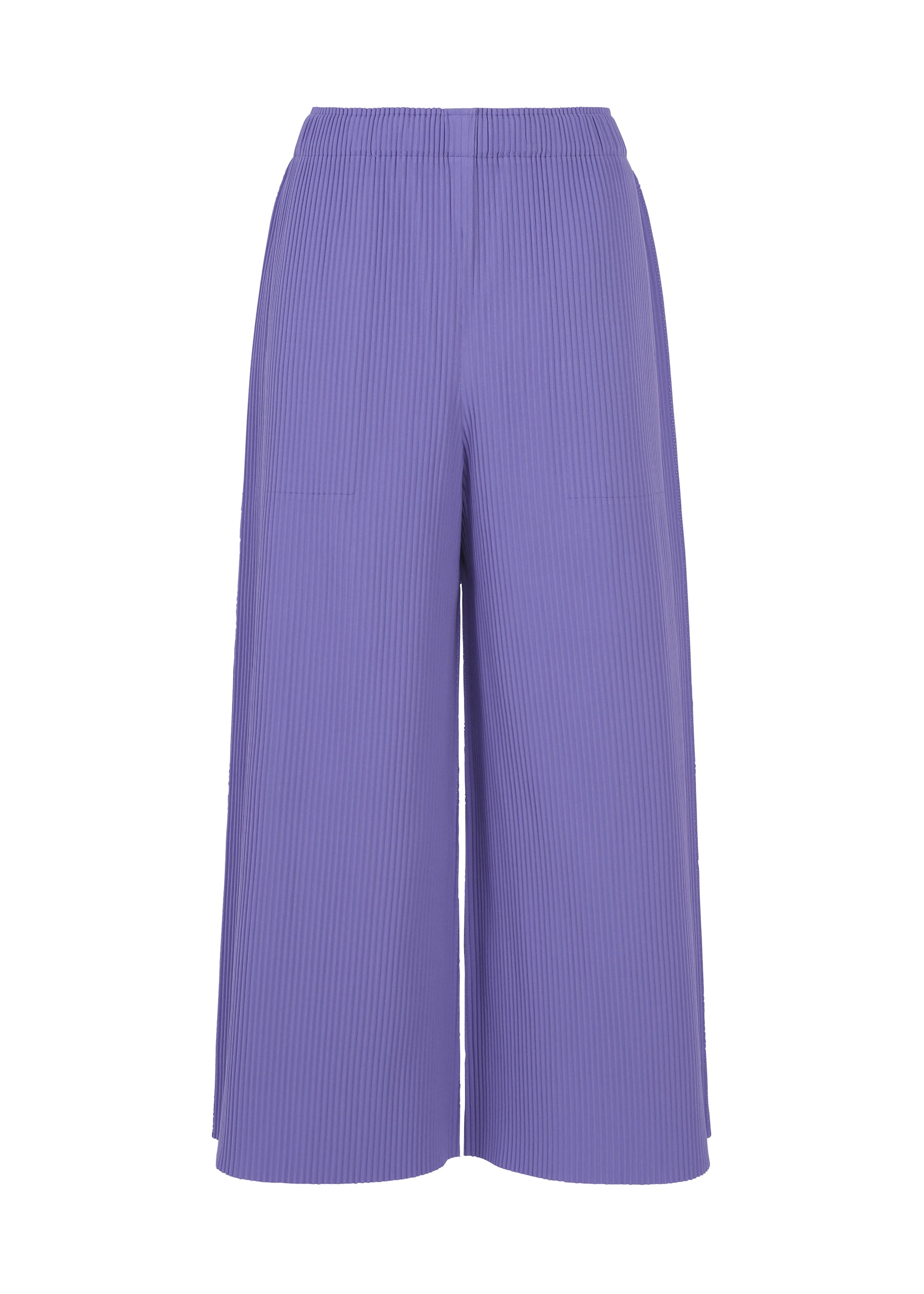 Issey Miyake Fine Knit Pleats kalhoty charcoal široké