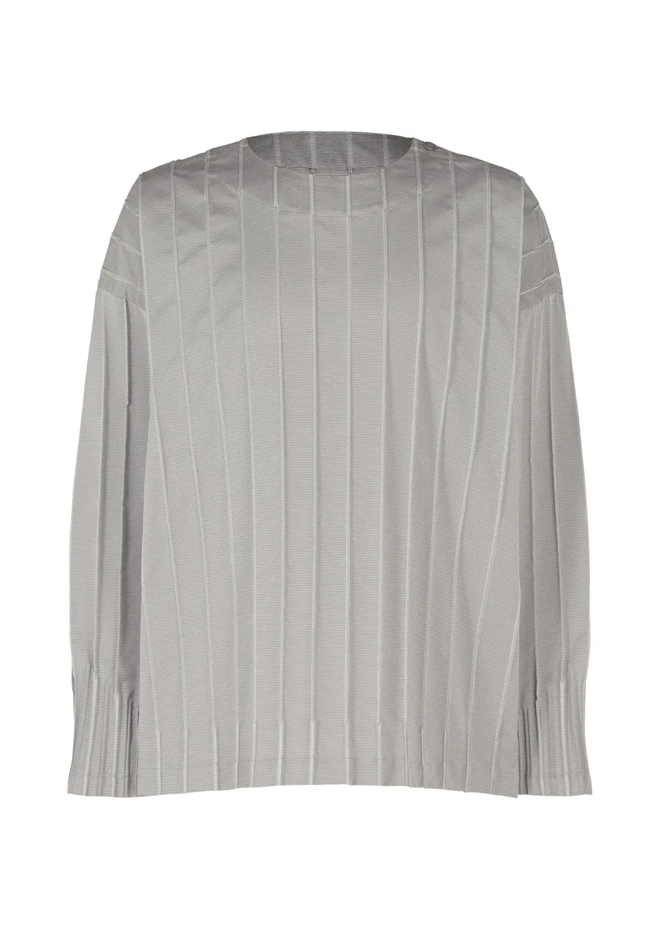 Issey Miyake Type-W 007 top šedý volný 3D strečový