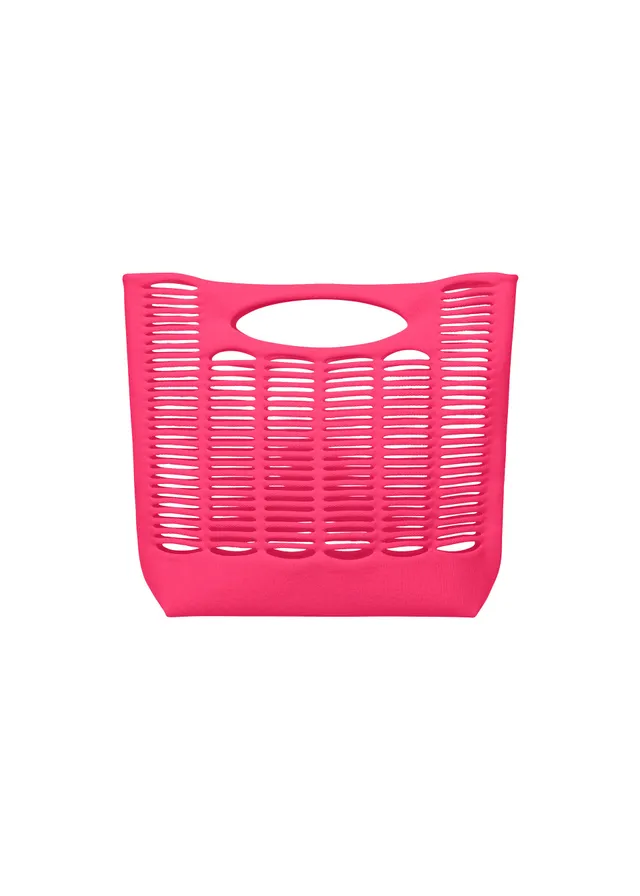 Issey Miyake Mokko S.C. tote Bright Pink pletený