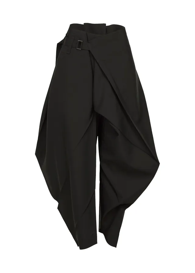 Issey Miyake 132 5. F-BT kalhoty černé skládané