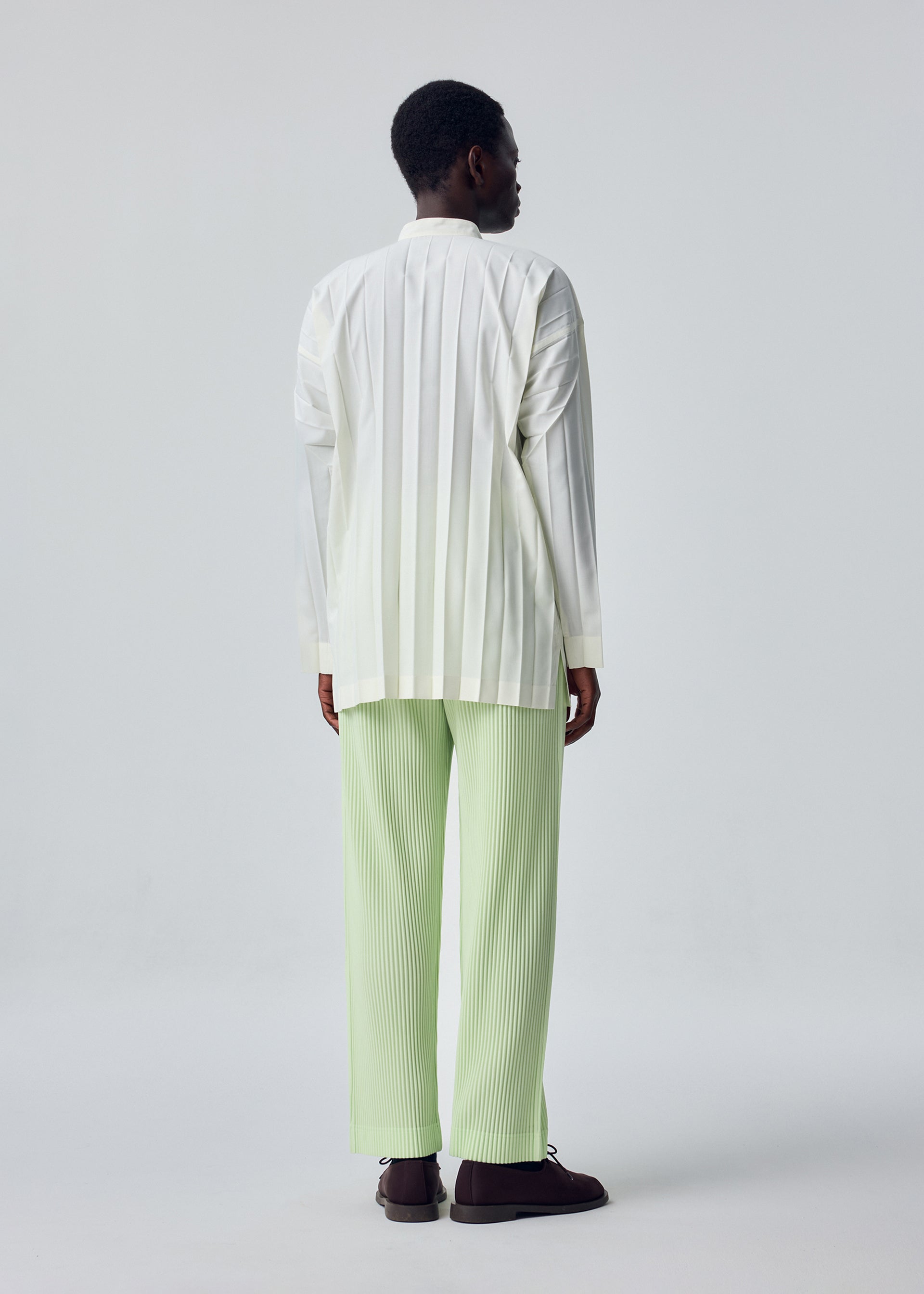 Issey Miyake Edge Shirt pánská košile bílá