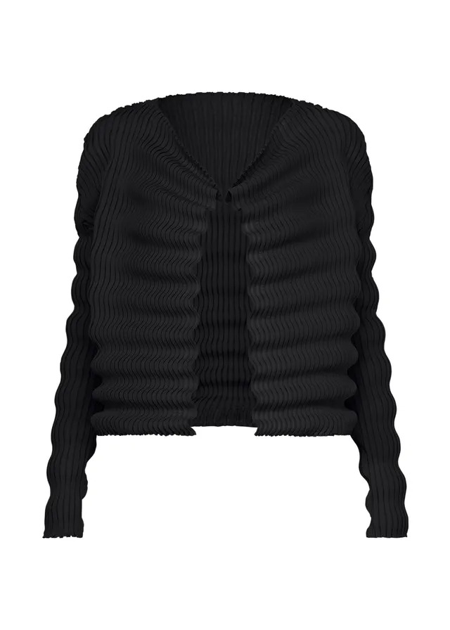 Issey Miyake Spring Pleats kardigan black vel. 2