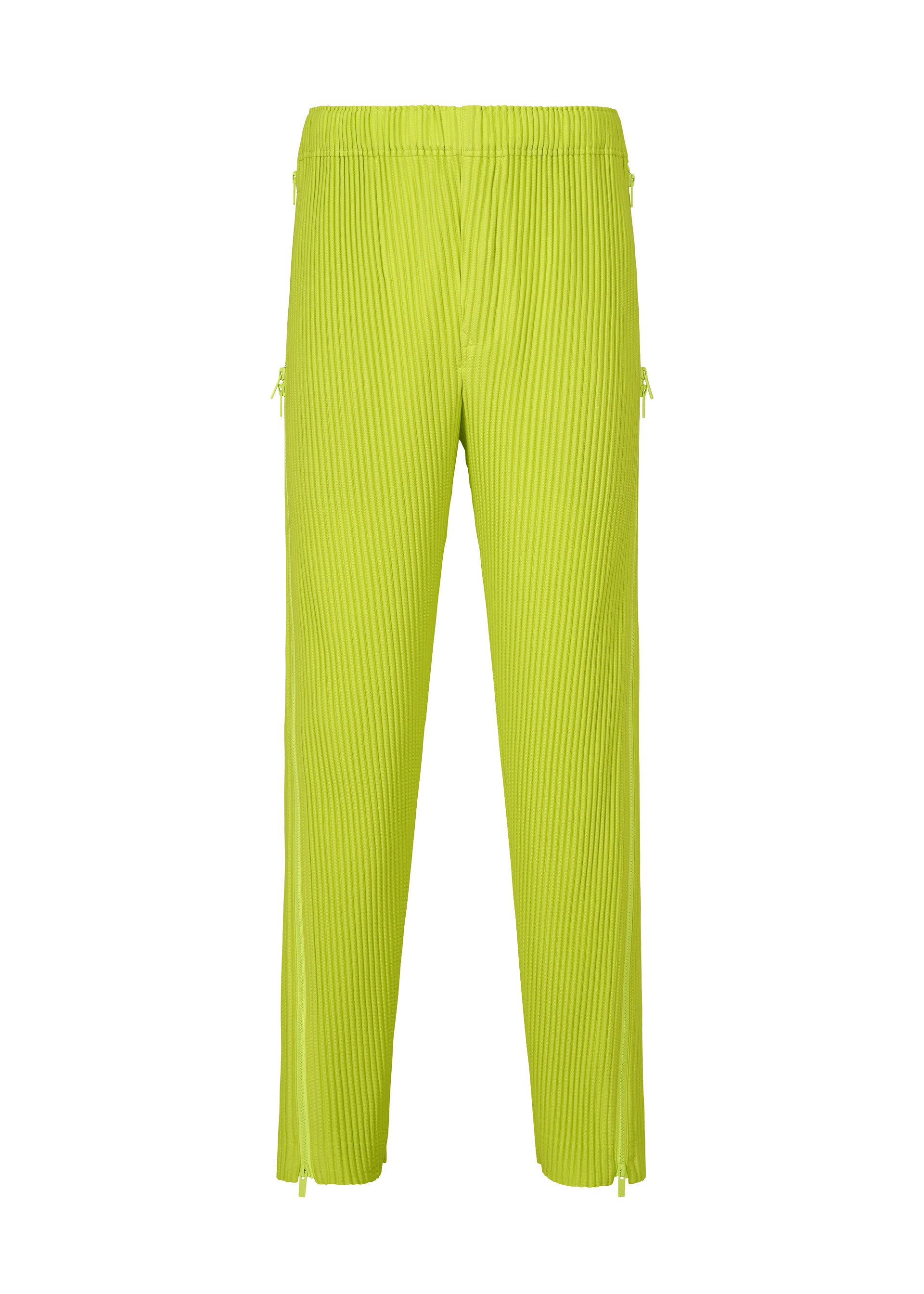 Issey Miyake Homme Plissé Multi-Fastened kalhoty modré