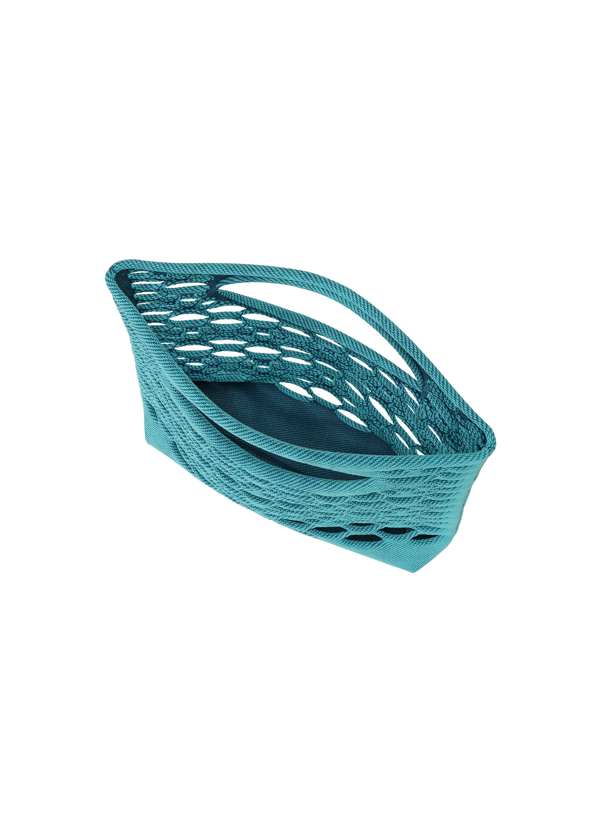 Issey Miyake Mokko Basket tote černohnědá pletená