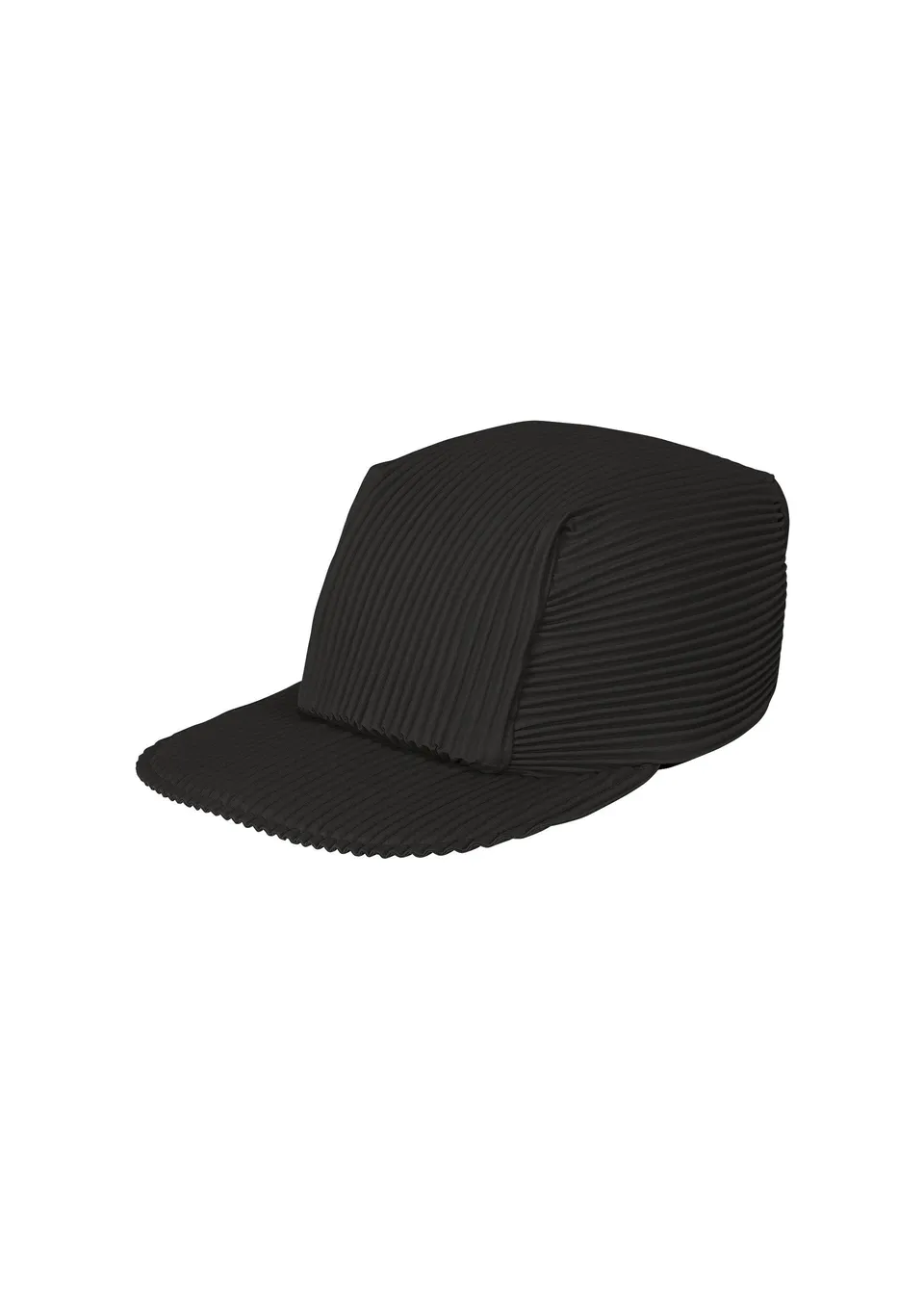 Issey Miyake Pleats Cap kšiltovka černá plisovaná