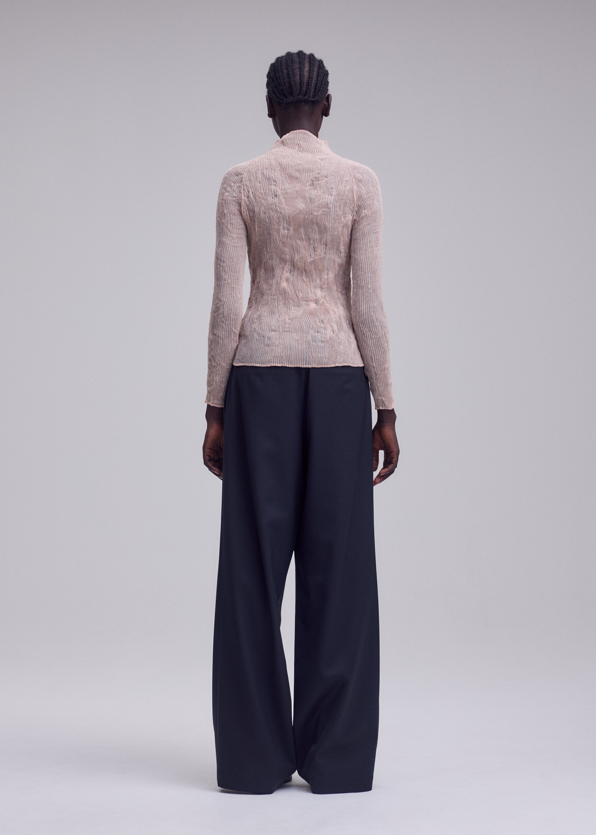 Issey Miyake Chiffon Twist 2 halenka šedá průsvitná