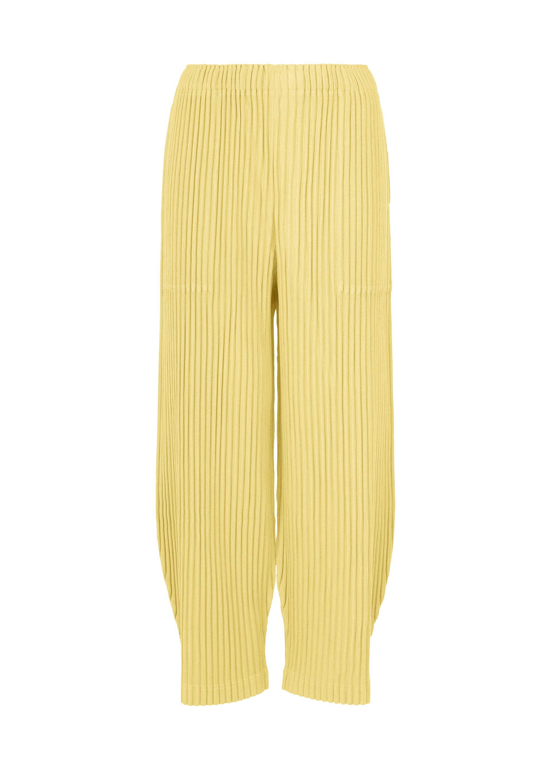Issey Miyake Corduroy Pleats kalhoty taupe široké