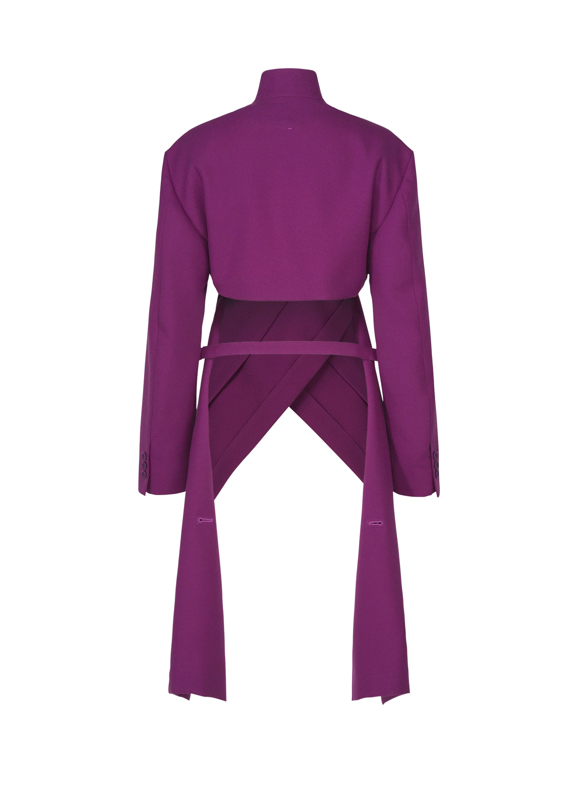 Issey Miyake Calligraph IM63FD053 sako šedé vlnene