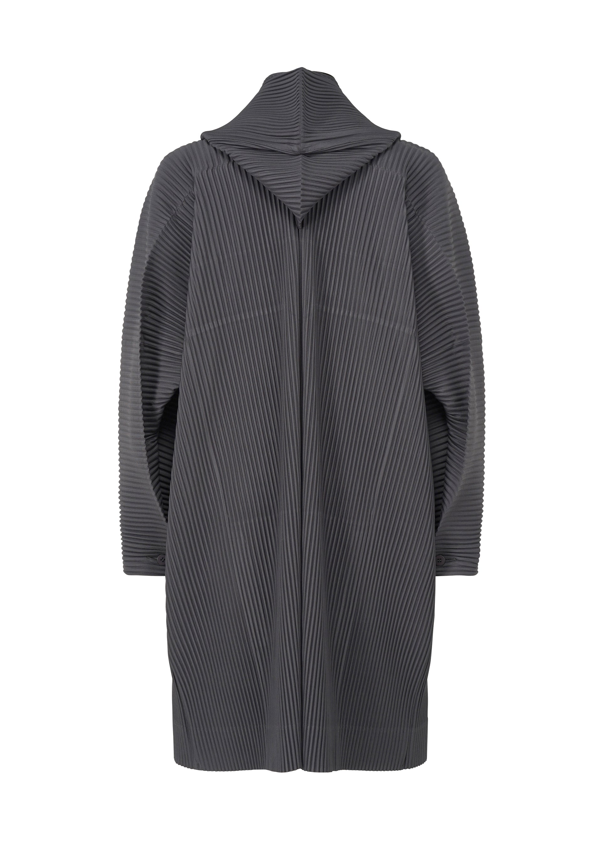 Issey Miyake Monthly Colors December kabát černá kapuce