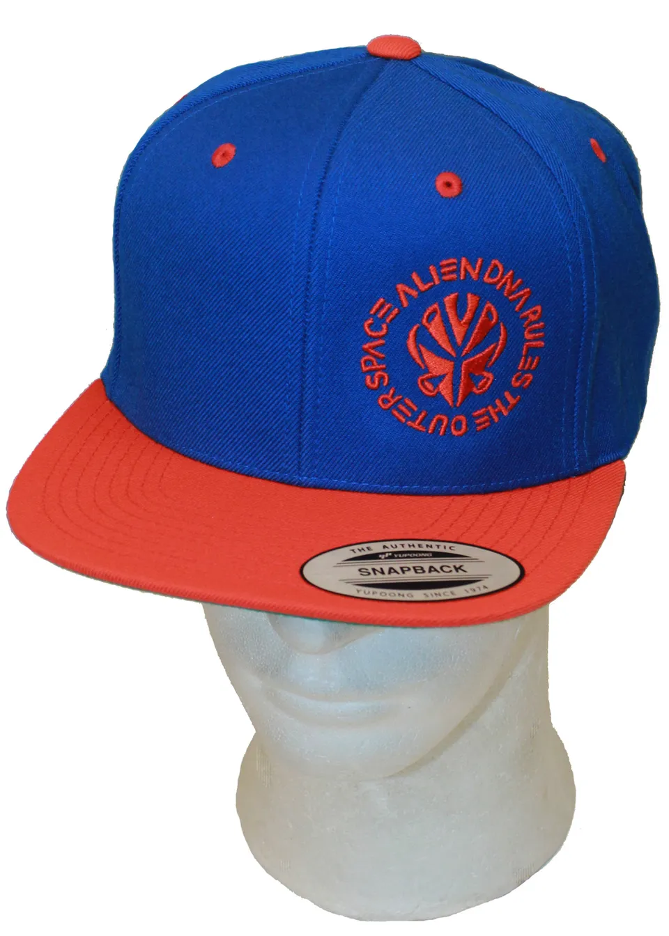 Alien DNA Outer Space snapback kšiltovka modro-oranžová