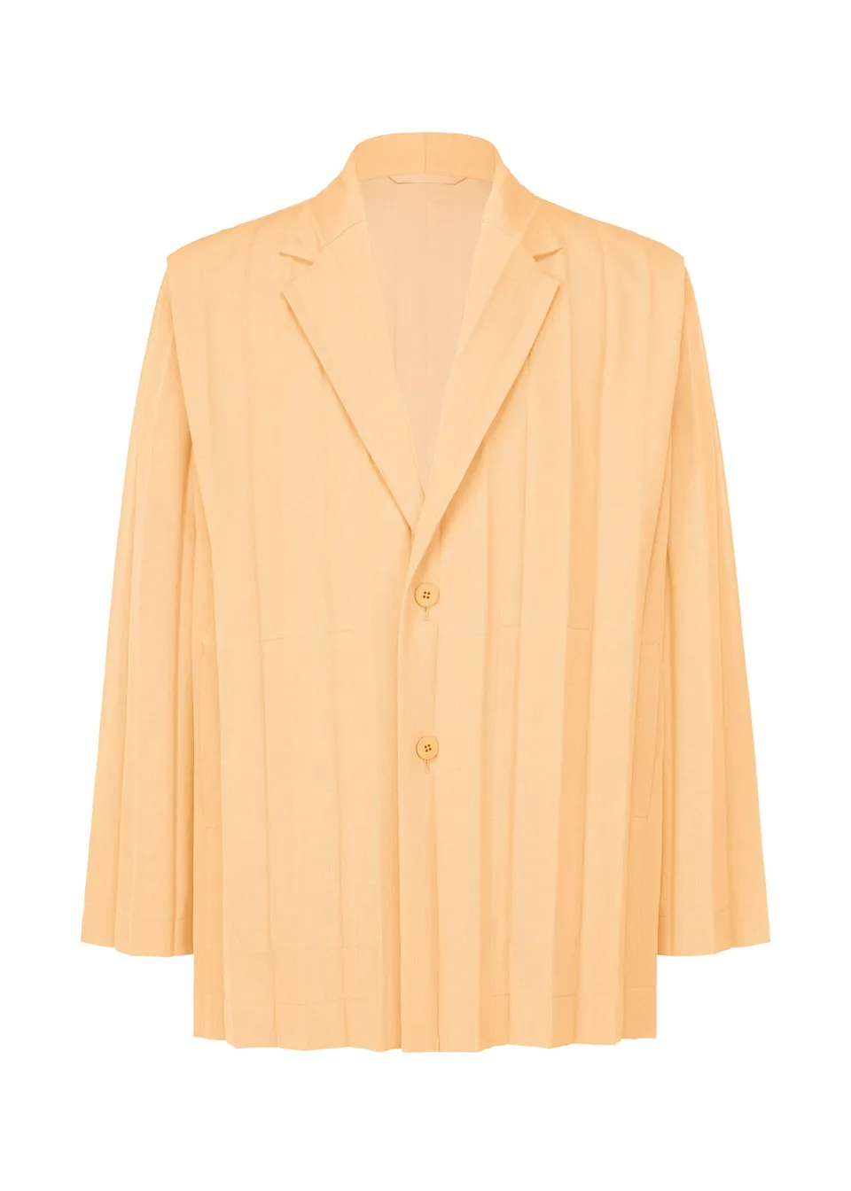 Issey Miyake Edge Ensemble pánské sako ivory plisované