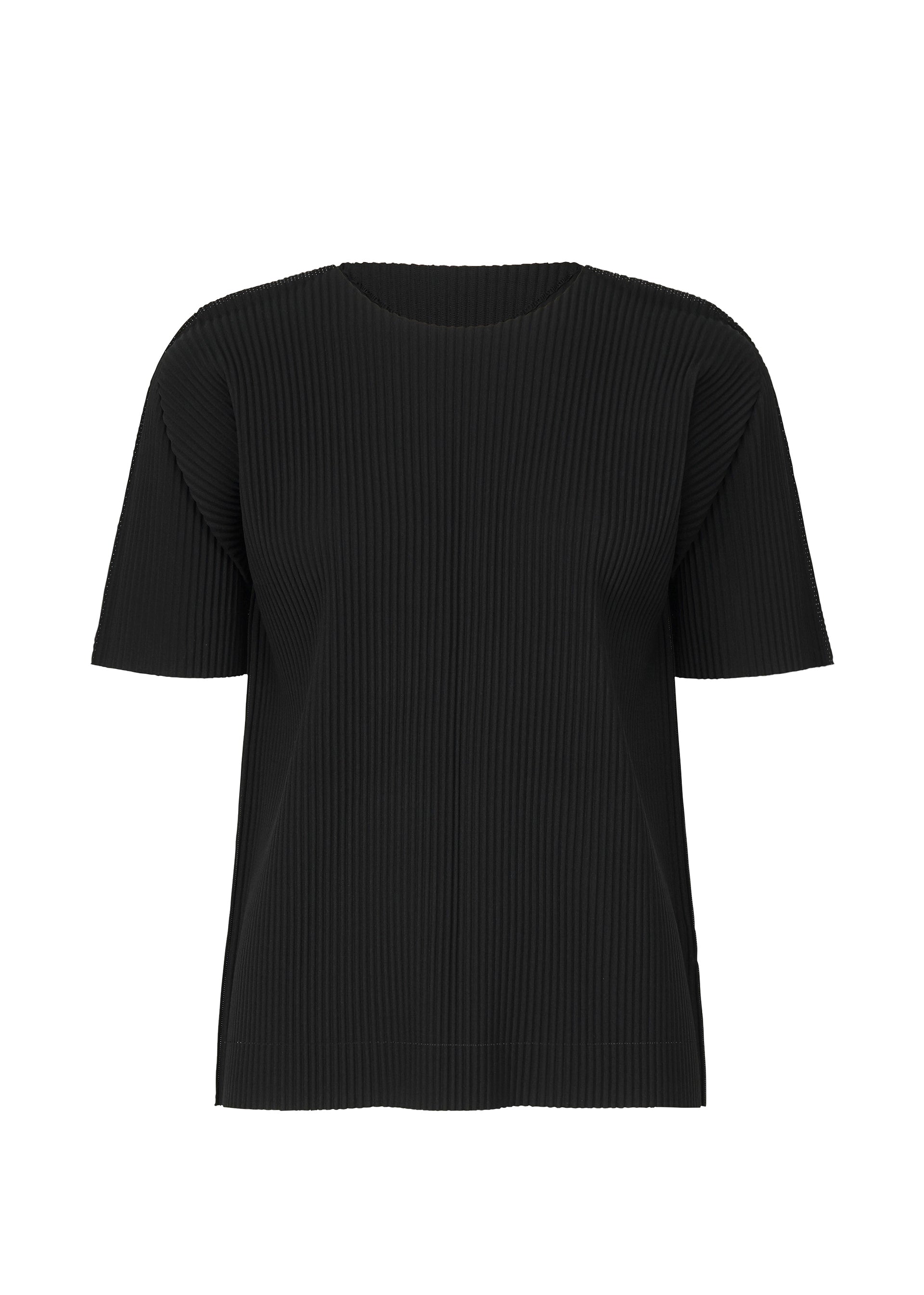 Issey Miyake FINE KNIT PLEATS tričko bílé plisované