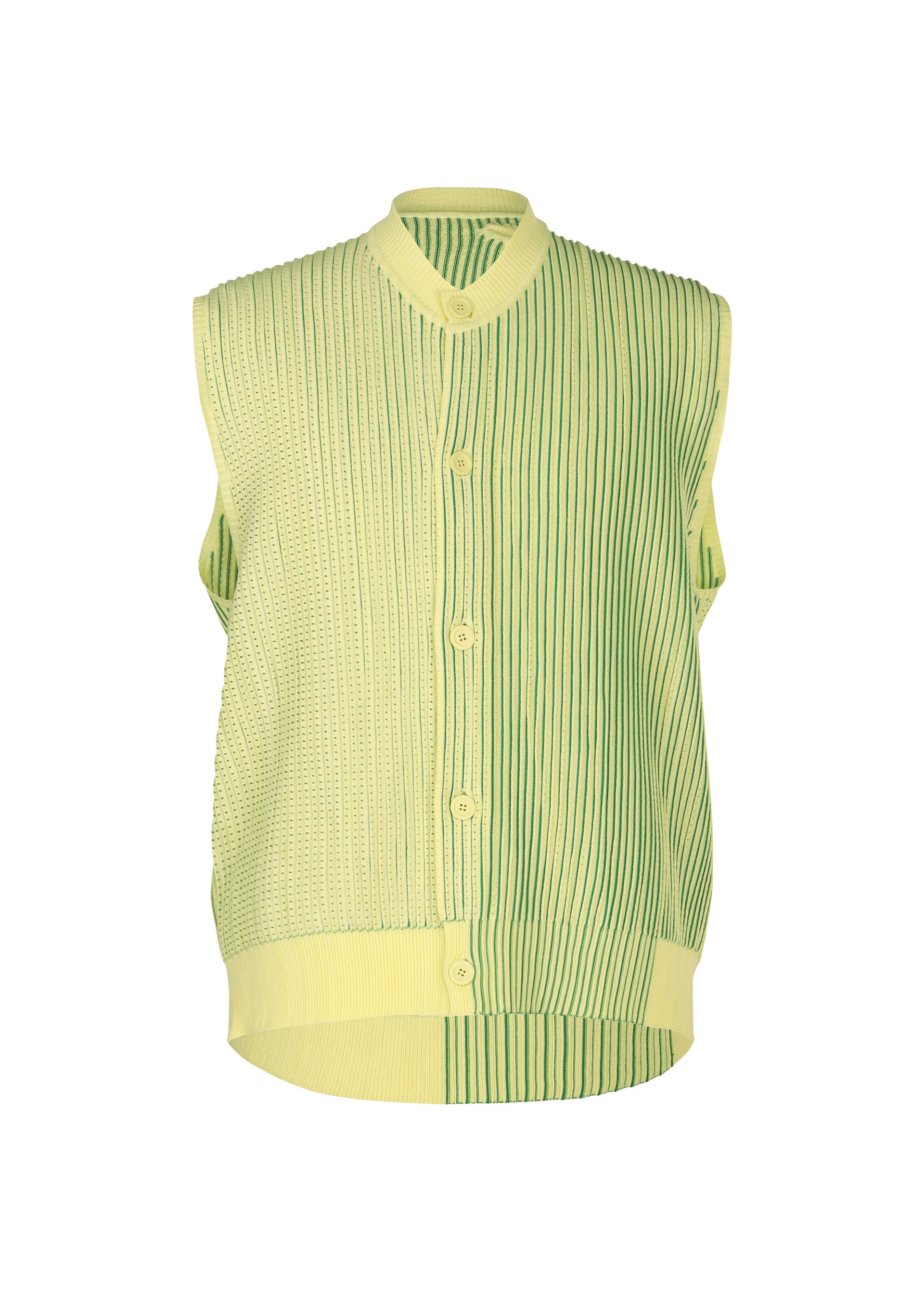 Issey Miyake Homme Plissé In The Shadow Knit vesta černá pletená