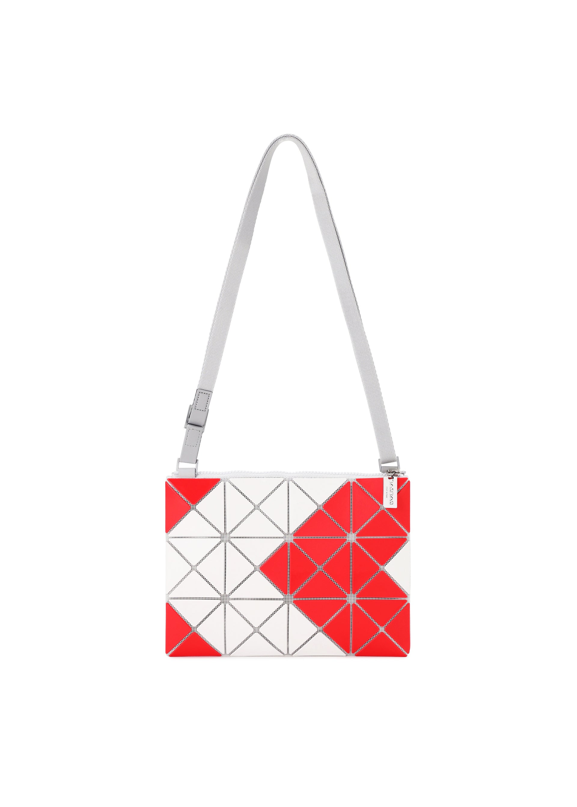Issey Miyake Sign kabelka přes rameno červená grafický motiv
