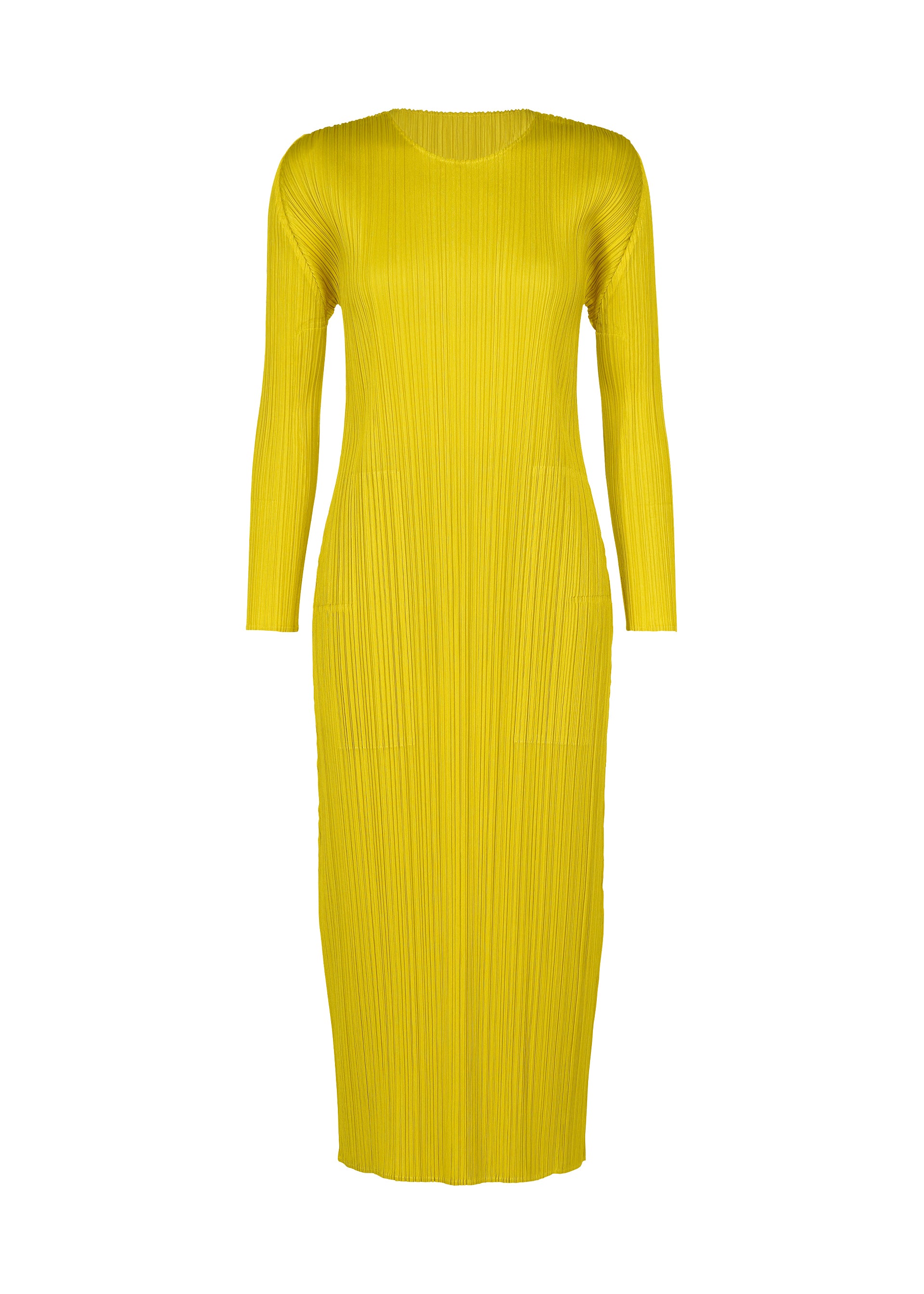 Issey Miyake Monthly Colors October šaty zelené s kapsami