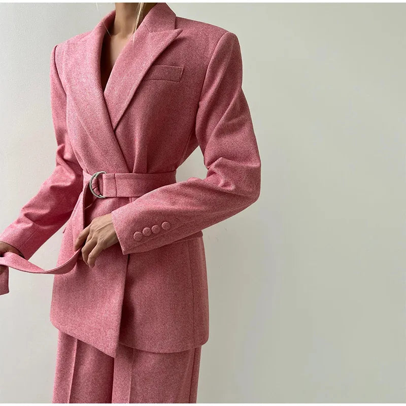 Norielle třídílný kostým sako vesta kalhoty šedý elegantní
