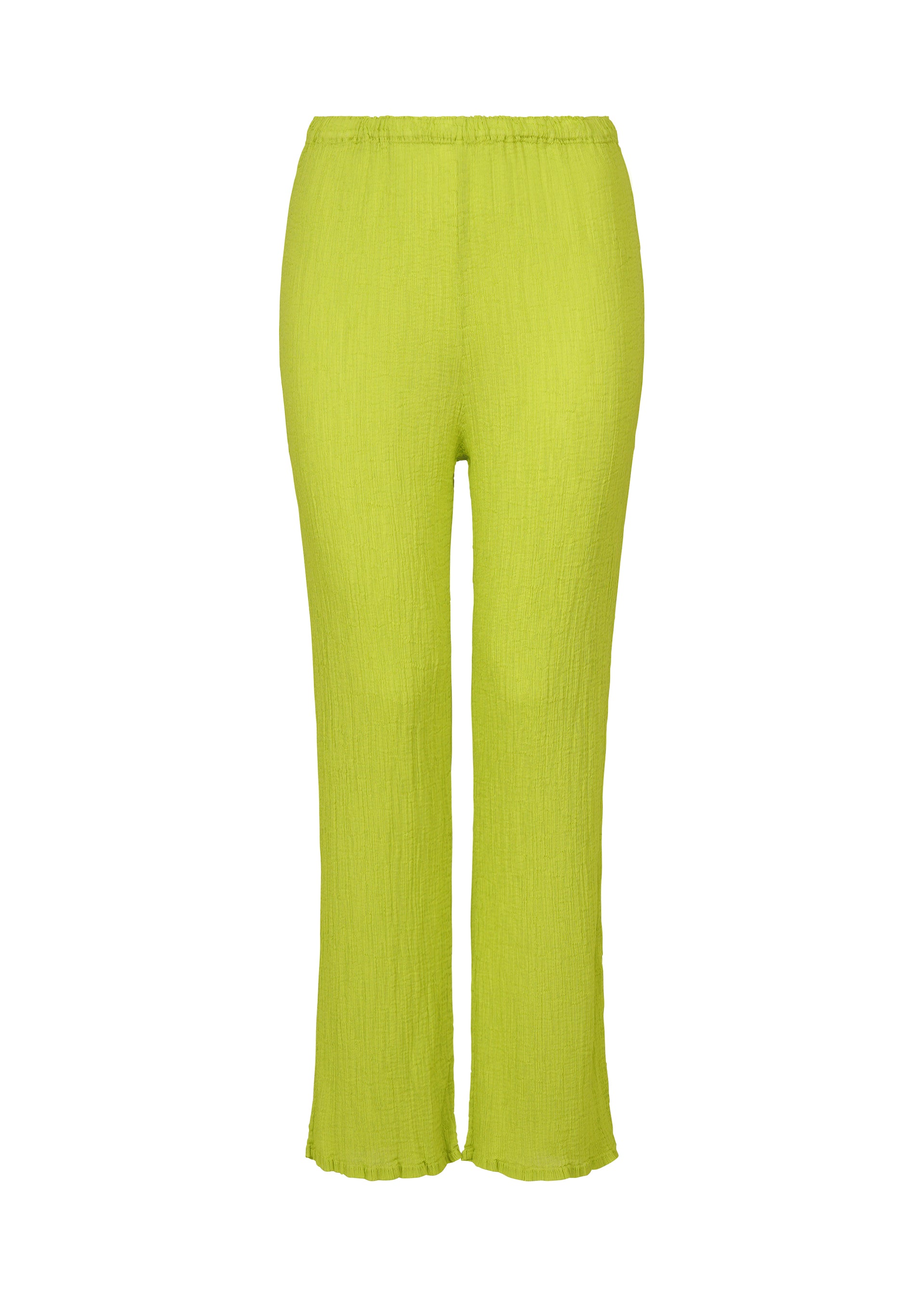 Issey Miyake See-Through Crepe kalhoty černé