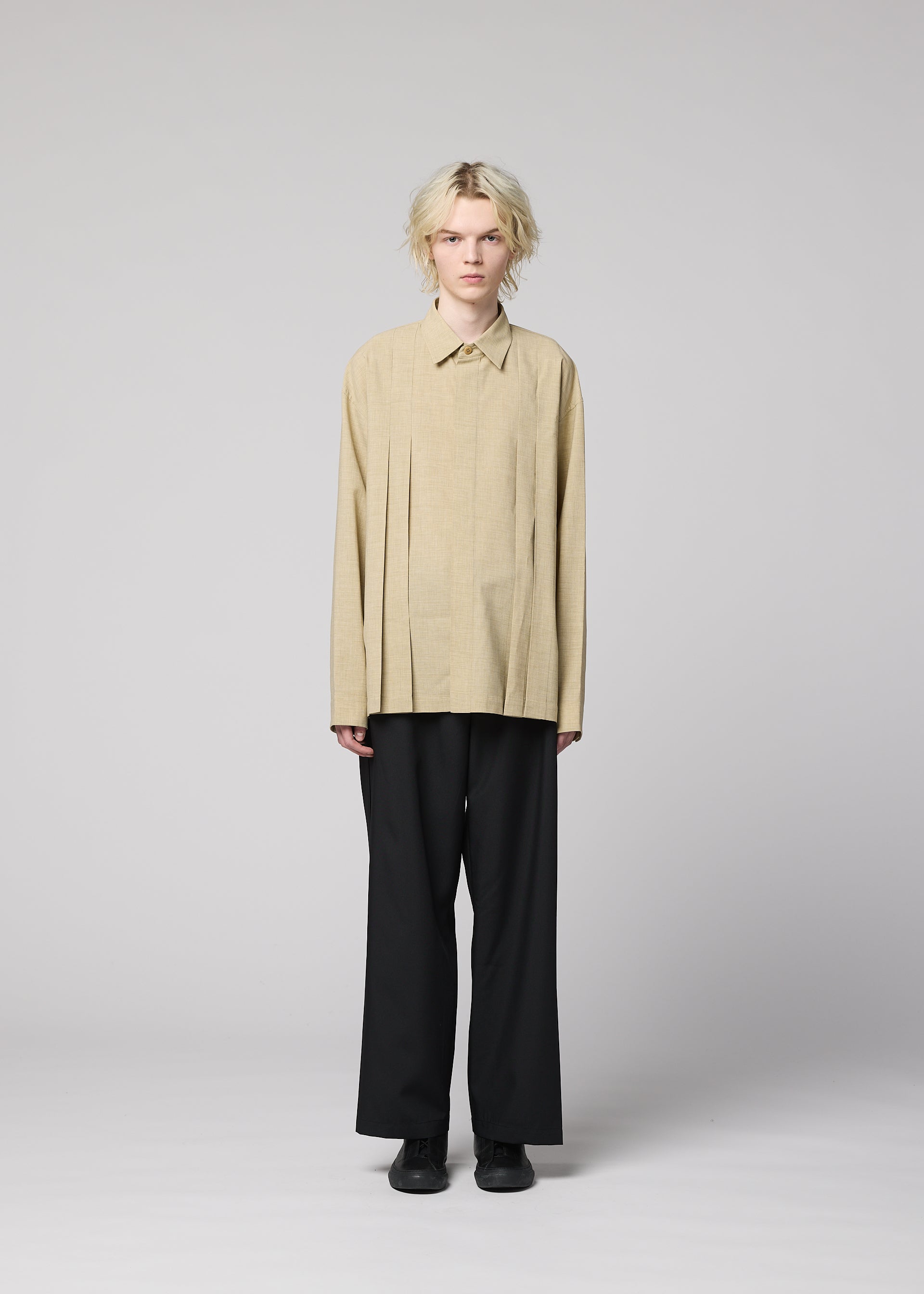 Issey Miyake Linen Like LA61505 pánská košile lnený vzhled