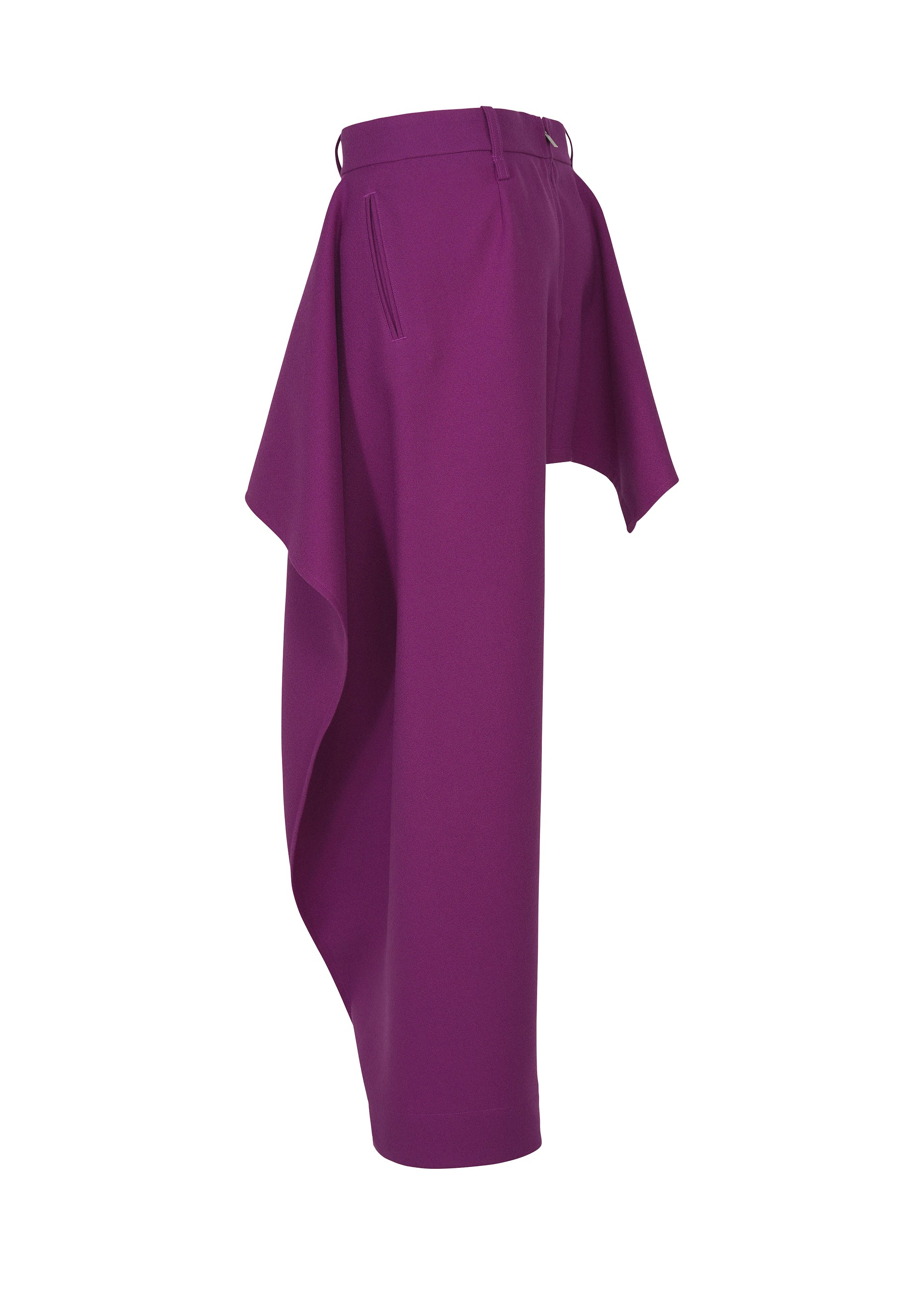 Issey Miyake Calligraph kalhoty černé vlněné dámské
