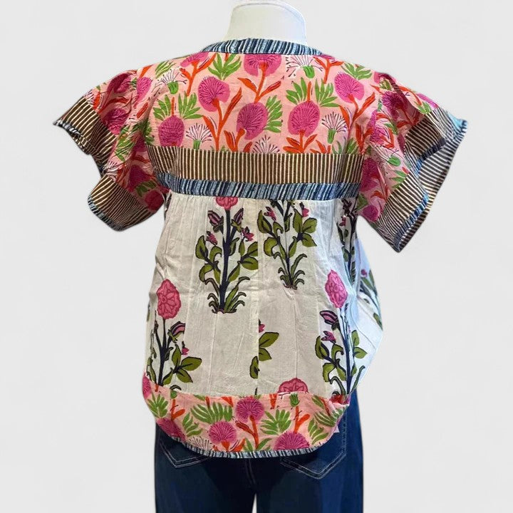 Norielle Fleurie halenka multicolor květinová výšivka