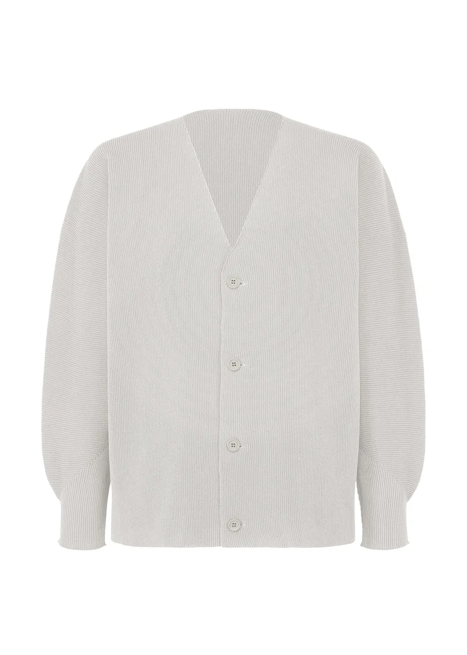 Issey Miyake Basic Knit pletený kardigan černý plisé