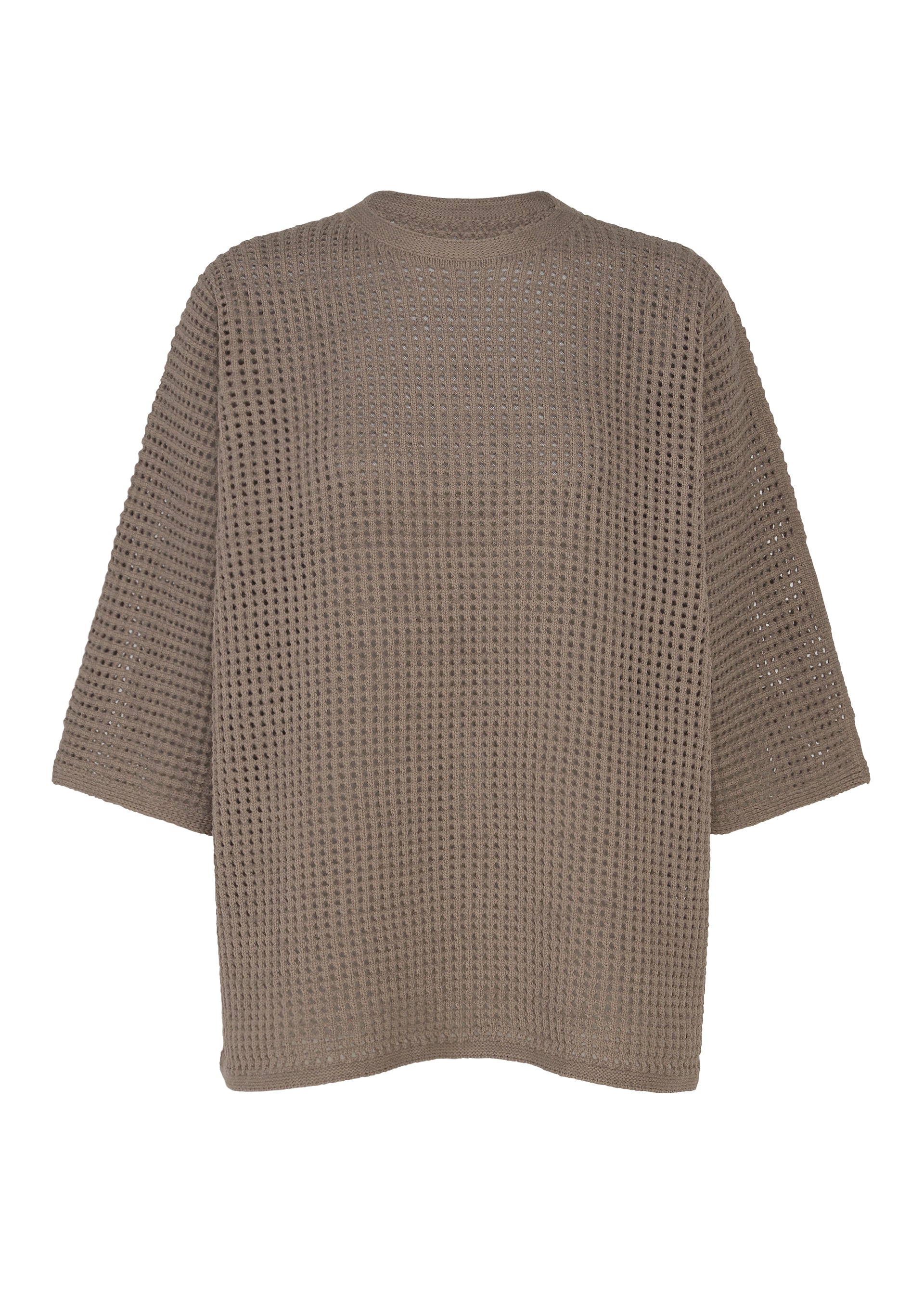 Pleats Please Issey Miyake Dot Knit vlněný svetr černý