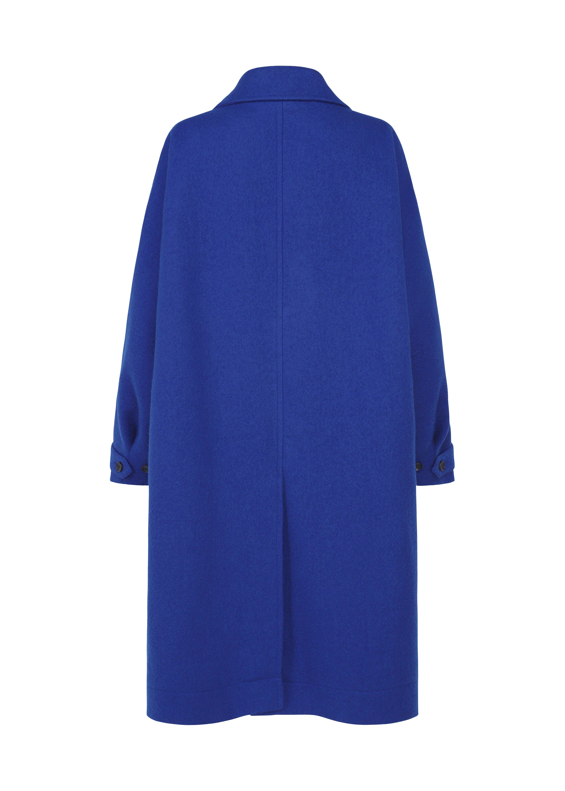 Issey Miyake IM Men Fuller Wool vlněný kabát černý