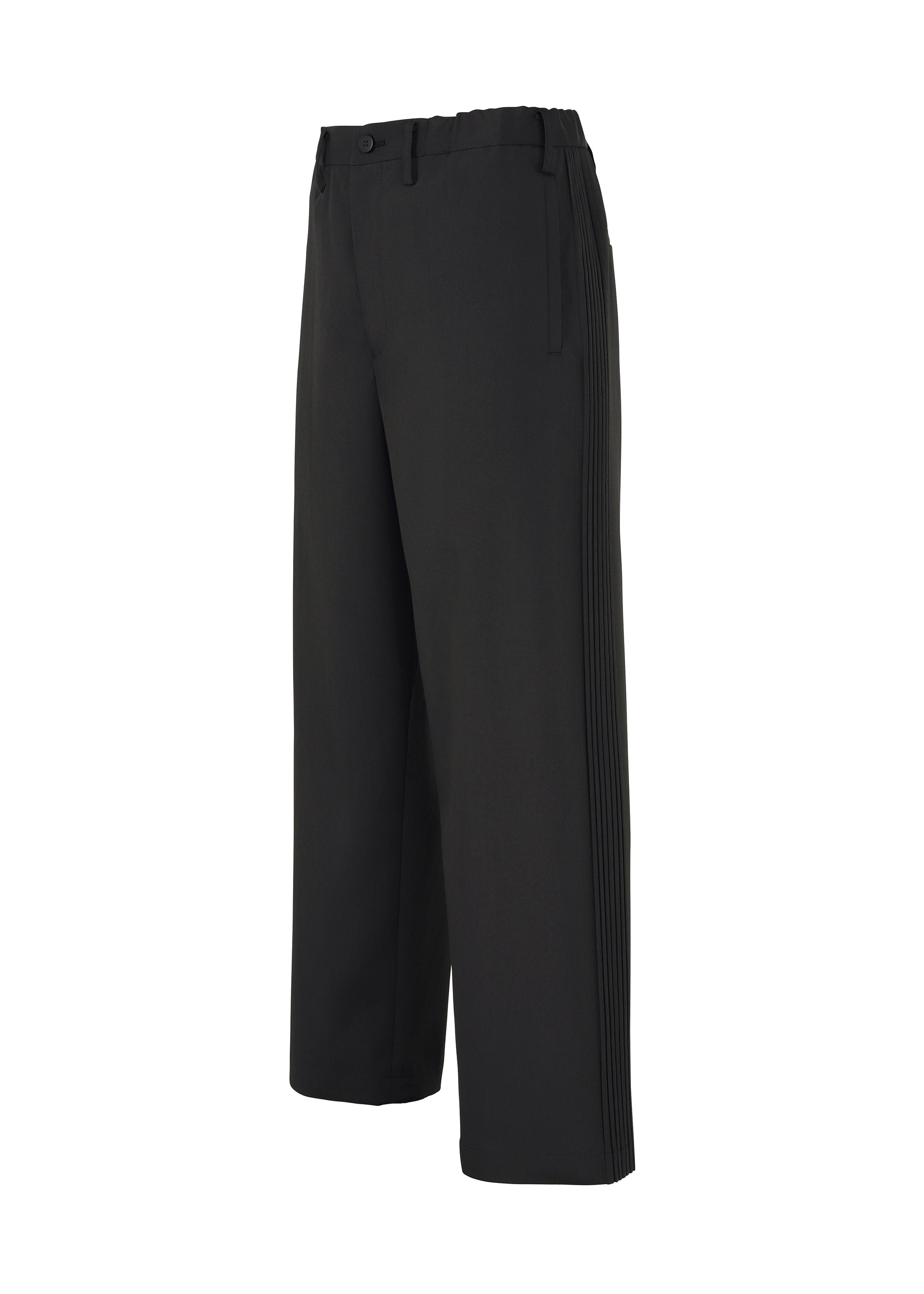 Issey Miyake Air Pleats Black kalhoty černé plisované