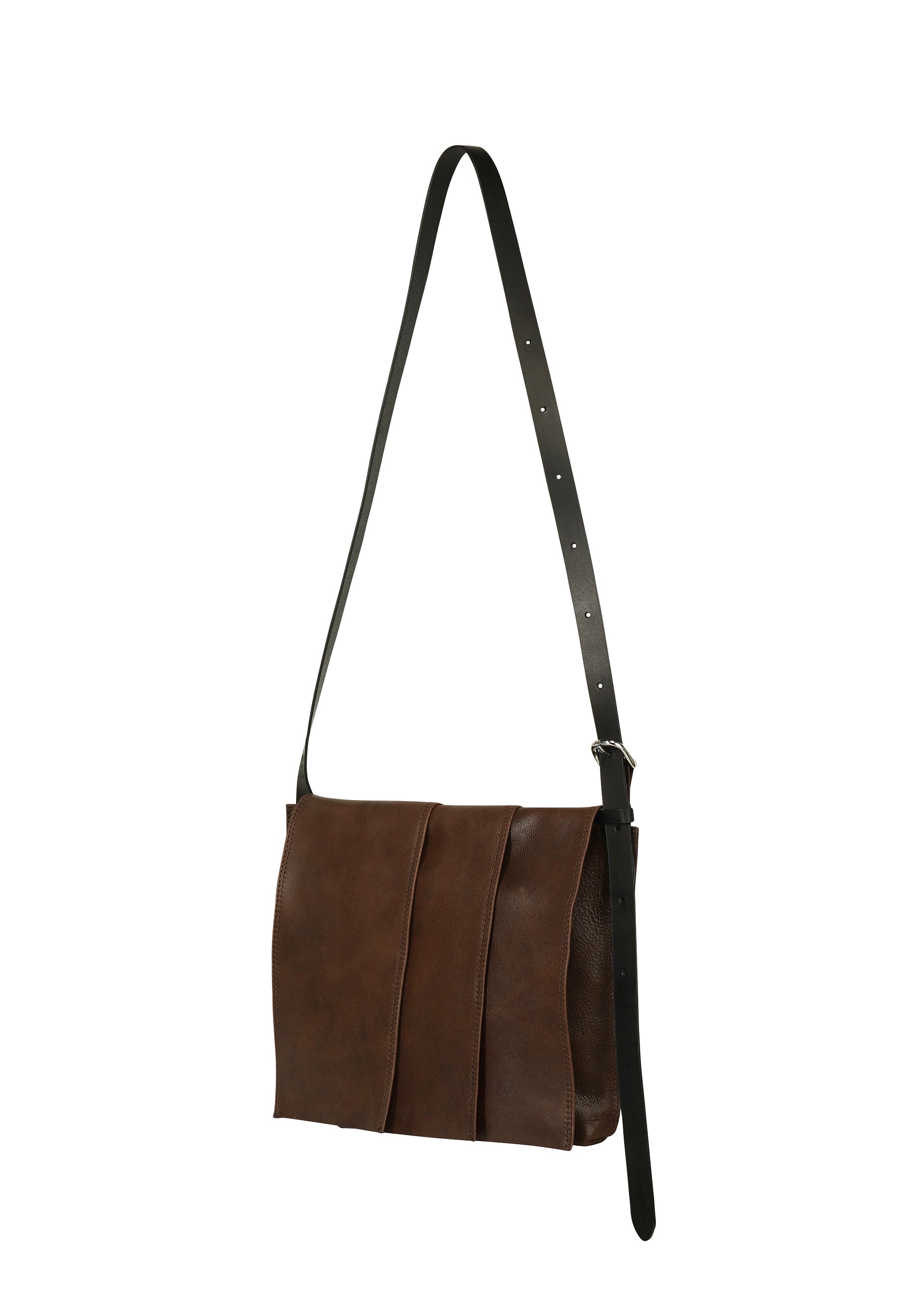 Issey Miyake Leather Pleats kabelka kožená přes rameno