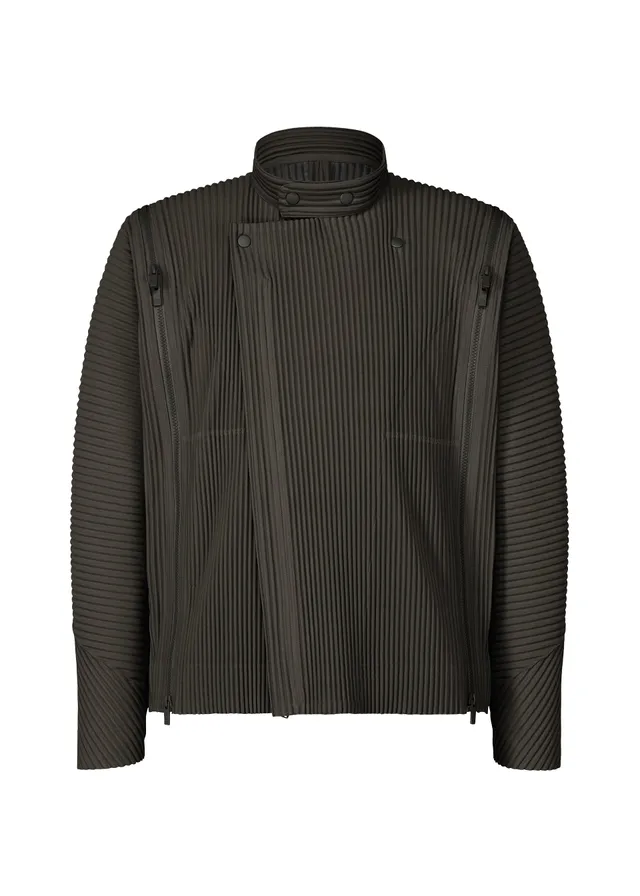 Issey Miyake Homme Plissé Multi-Fastened bunda hnědá vel. 3
