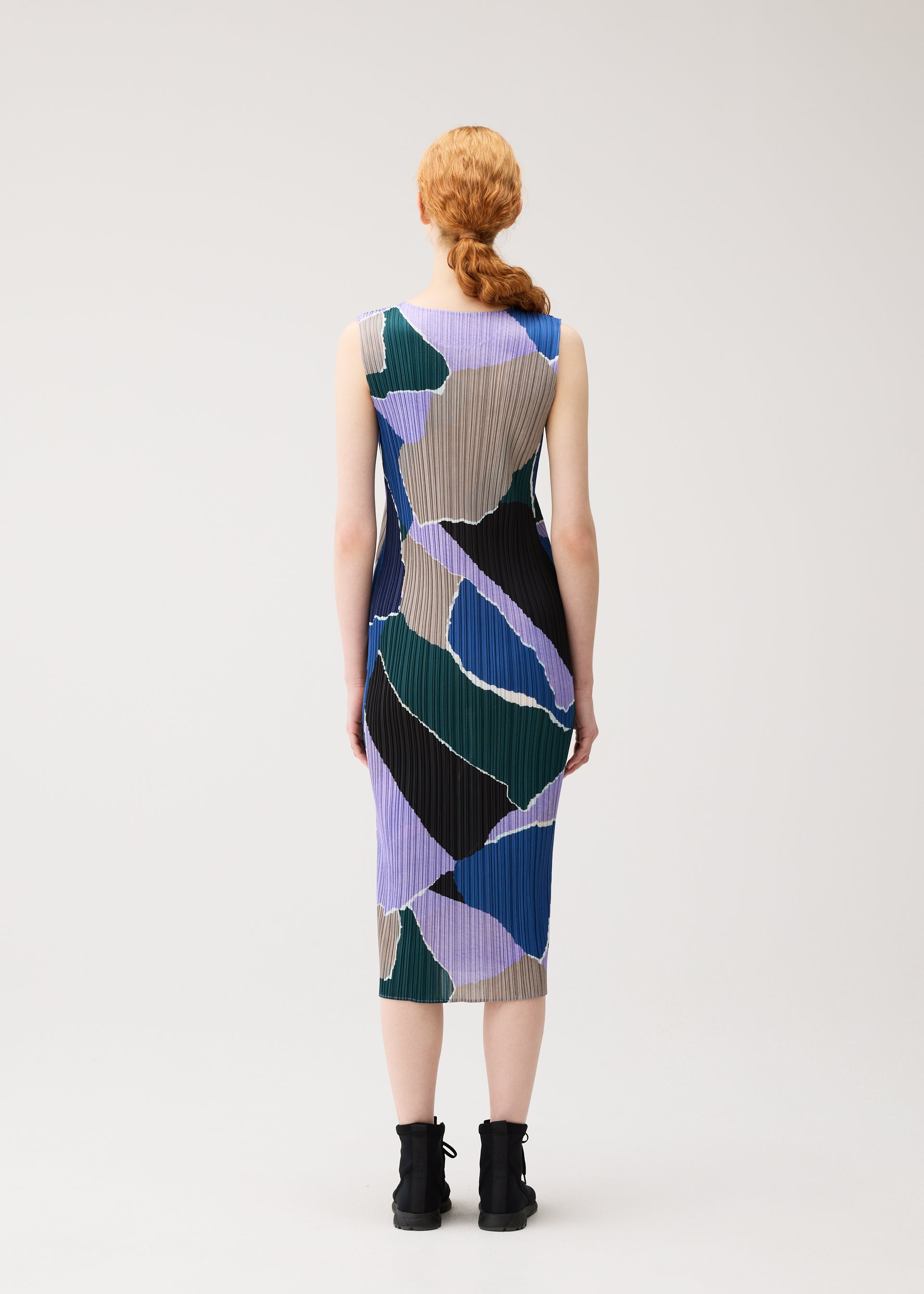 Pleats Please Issey Miyake Surprise! šaty oranžová vel. 3