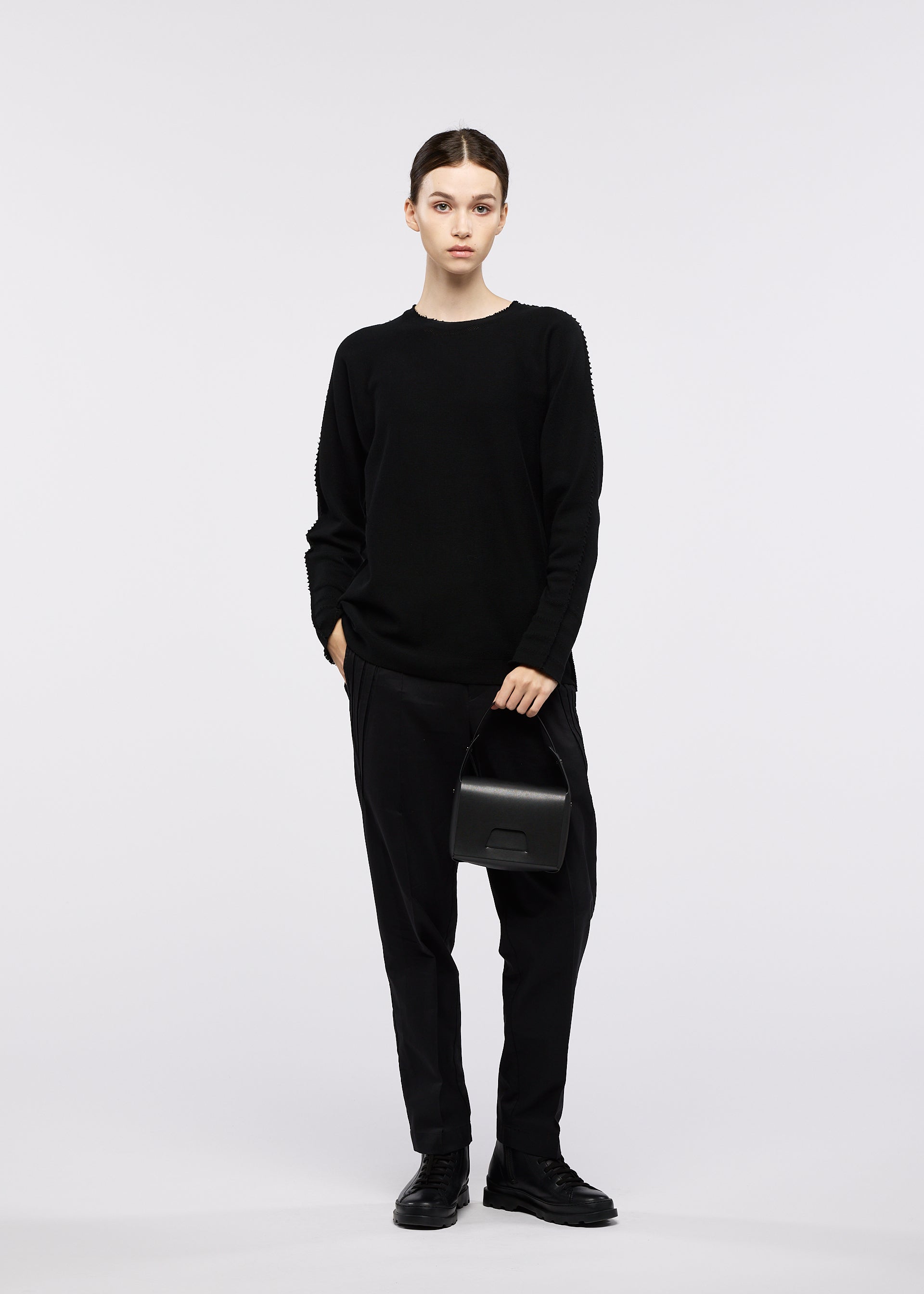 Issey Miyake Good Goods Box kabelka černá crossbody