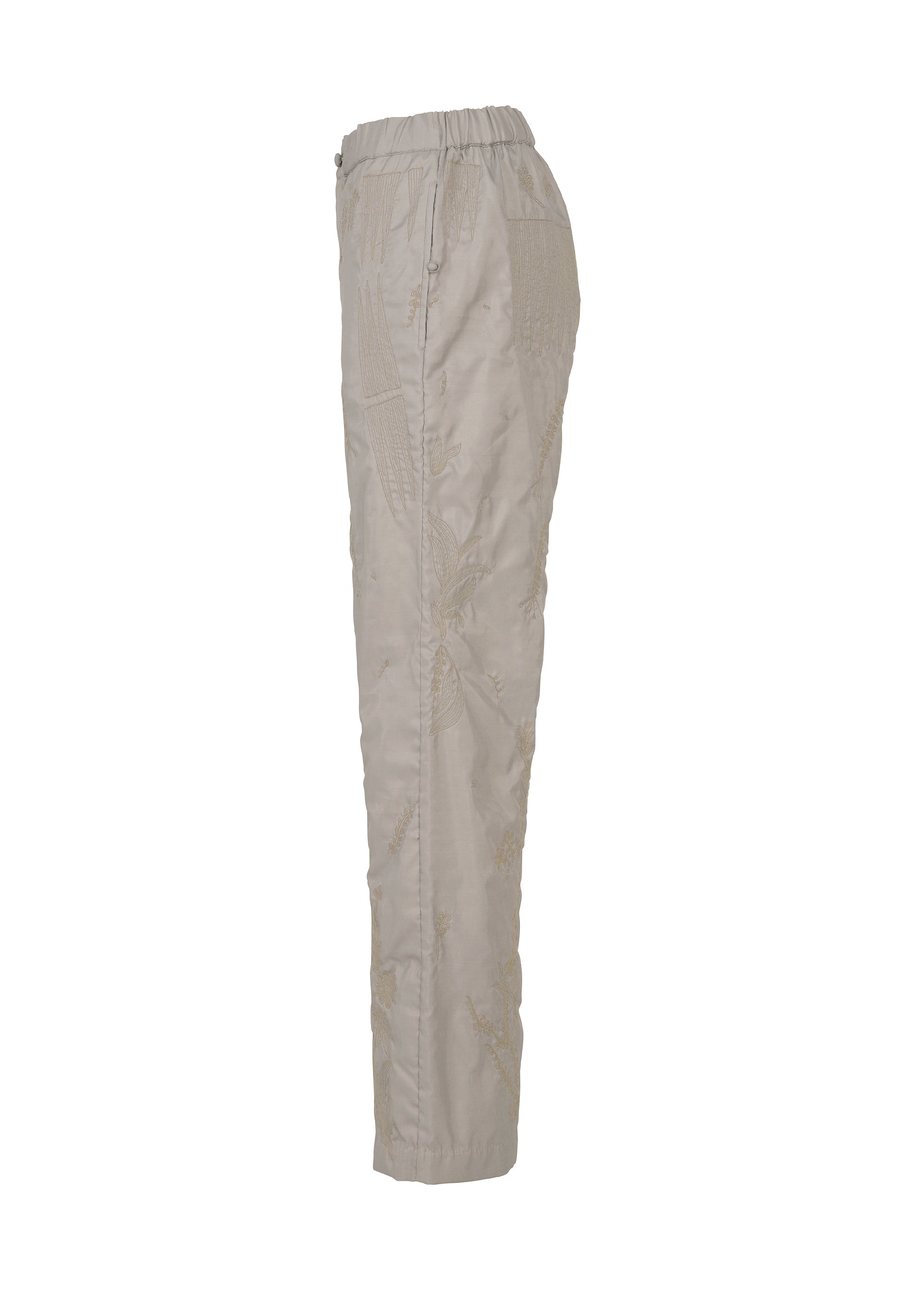 Issey Miyake HaaT Delicate Floral Bhill kalhoty moon gray