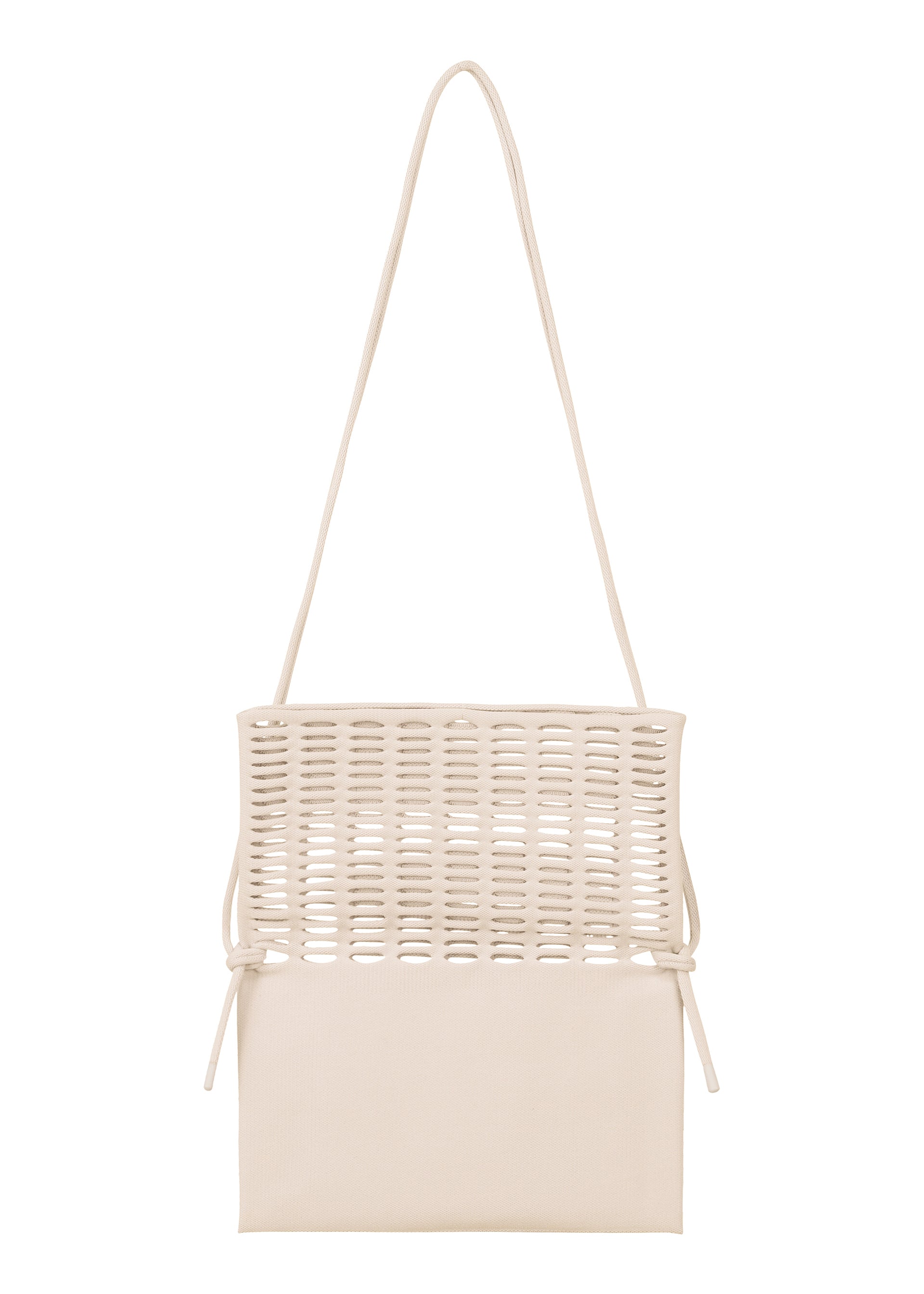 Issey Miyake Mokko Flap Pouch taška růžová pletená