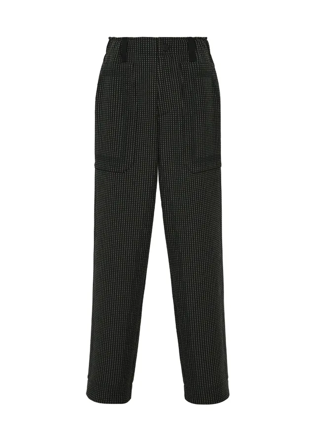 Issey Miyake Type-K 012 kalhoty pletené black-hued