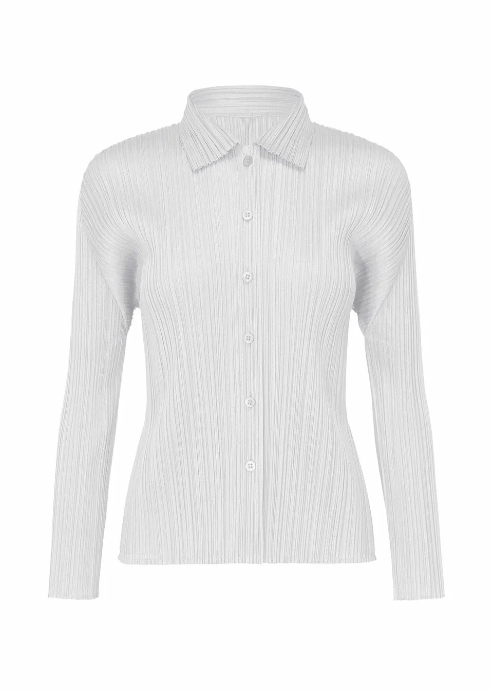 Issey Miyake Basics košile Light Gray vel. 3 plisovaná