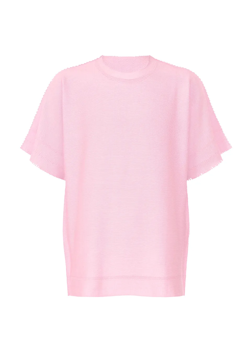 Issey Miyake Type-A 001-1 top světle růžová s krátkým rukávem