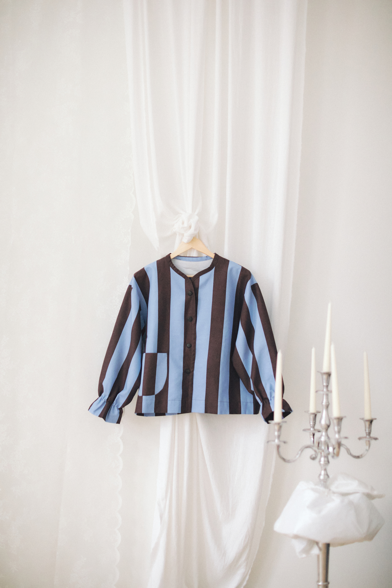 Aurelia & Zwei Frauen Capri Blue Stripes bunda pruhovaná