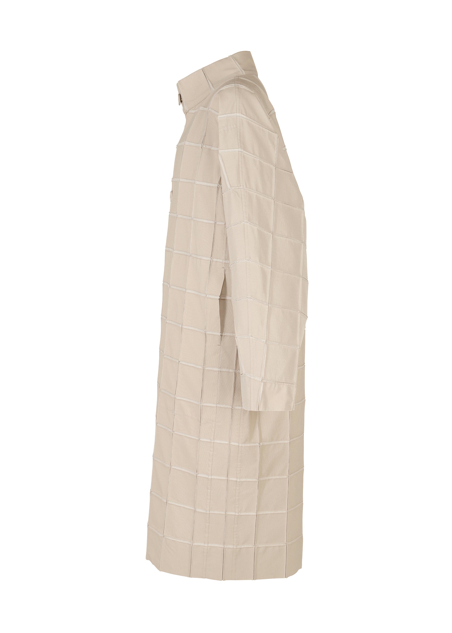 Issey Miyake Type-O 002 kabát černý lehký strečový vel. 1