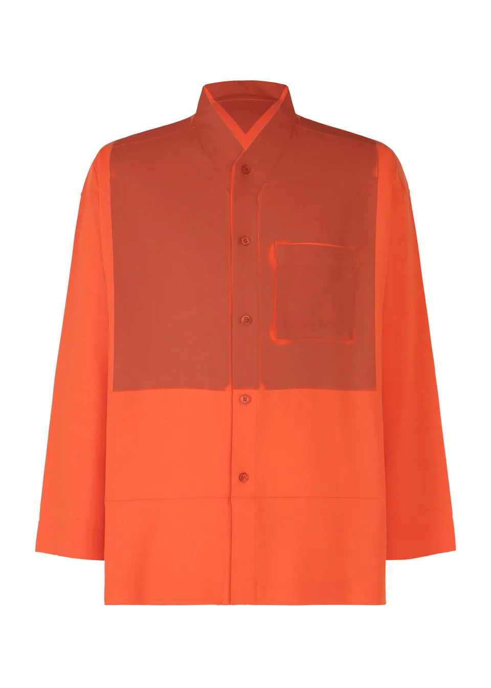Issey Miyake Homme Plissé Press košile červená vel. 3