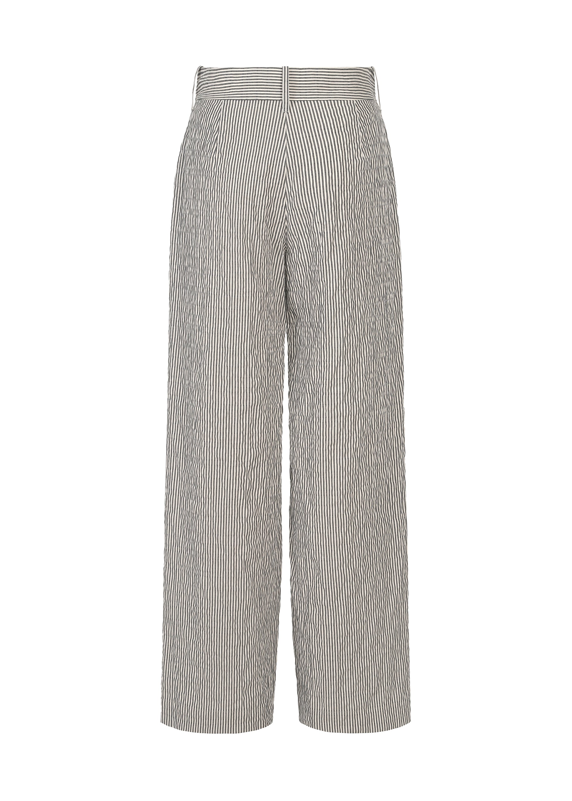 Issey Miyake Ripple Stripe kalhoty bílé vel. 2