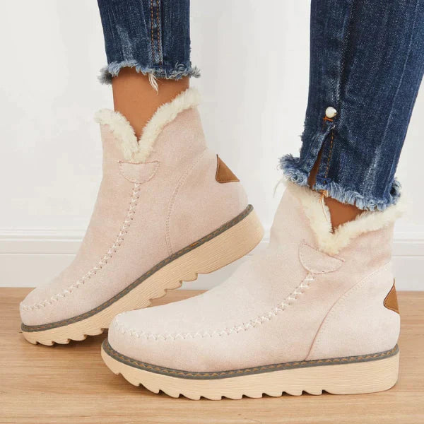 Norielle zateplené kotníkové boty slip-on s kožíškem