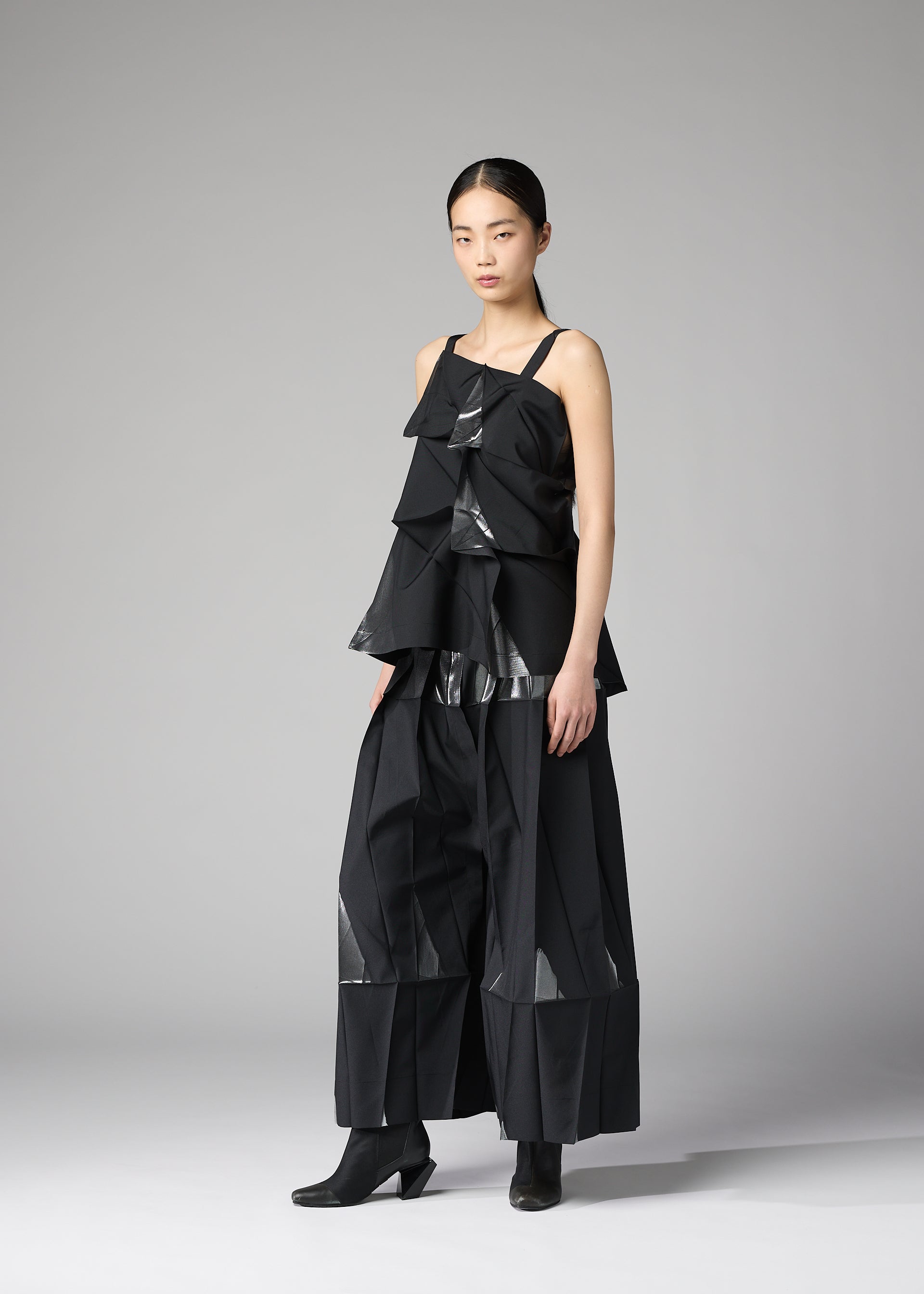 Issey Miyake No.1-1 top White×Silver vel. 3 s fólií