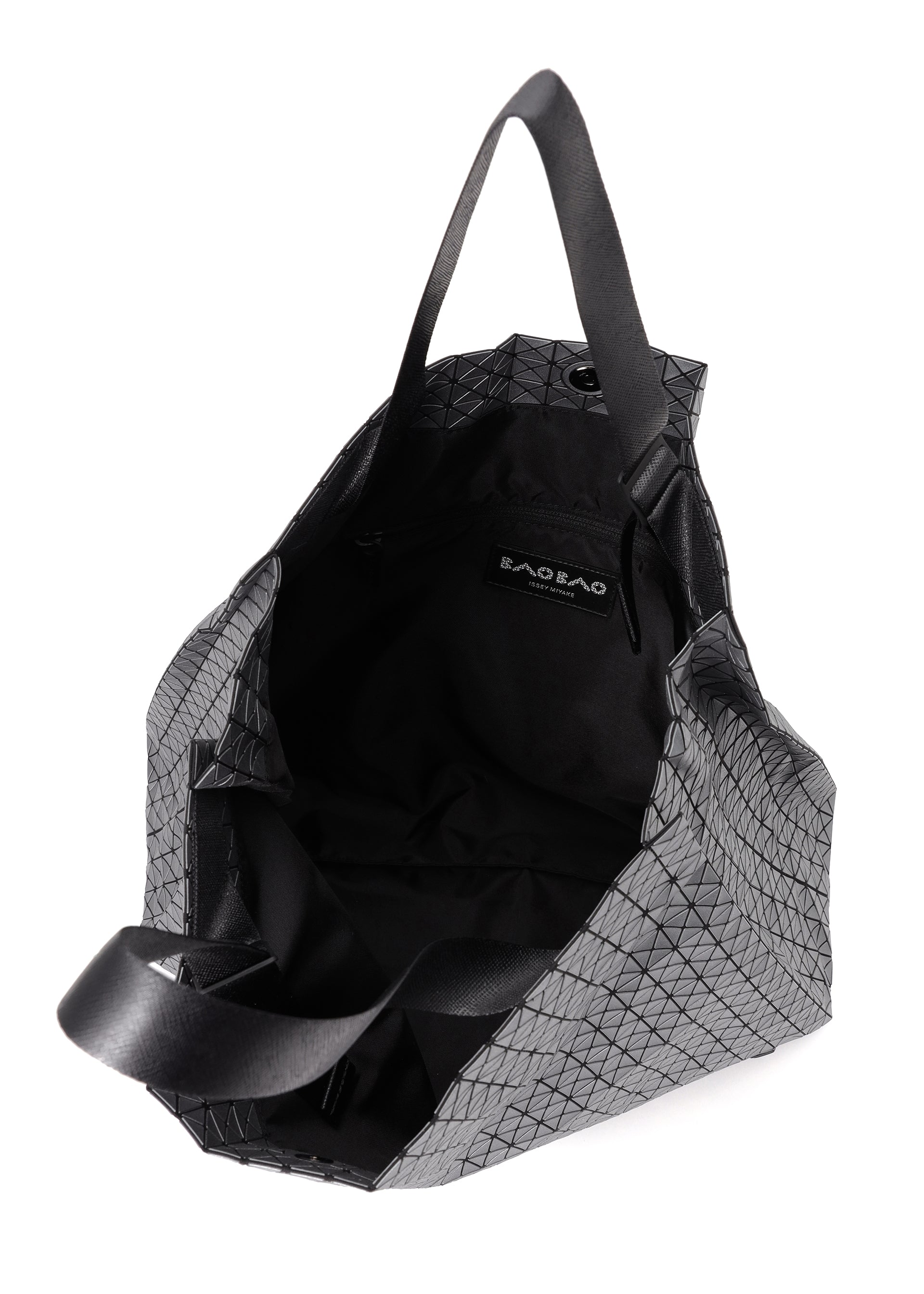 Issey Miyake Cart Reflector tote Charcoal Gray reflexní