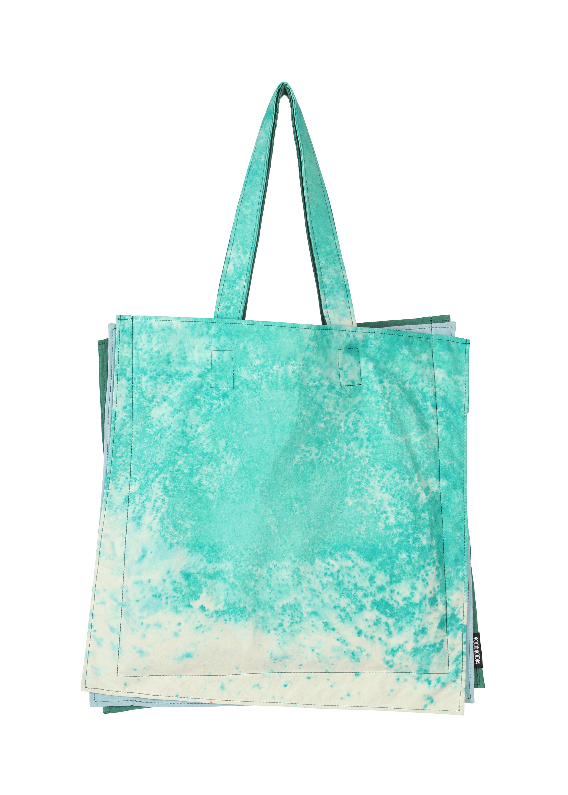 Issey Miyake Irogami Salt Dye tote černá mix ruční barvení